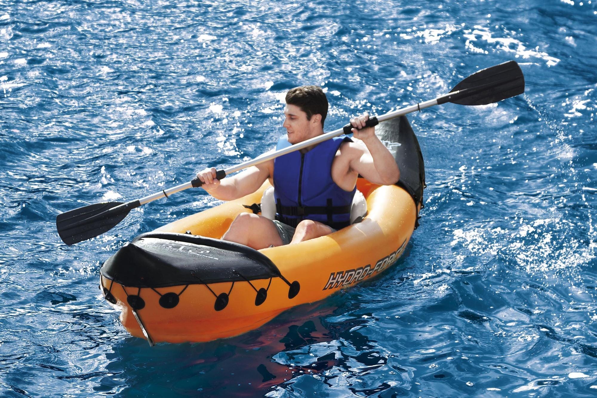 SUP en kajak Hydro-Force Lite-Rapid X2 set met opblaasbare kajak Bestway 6