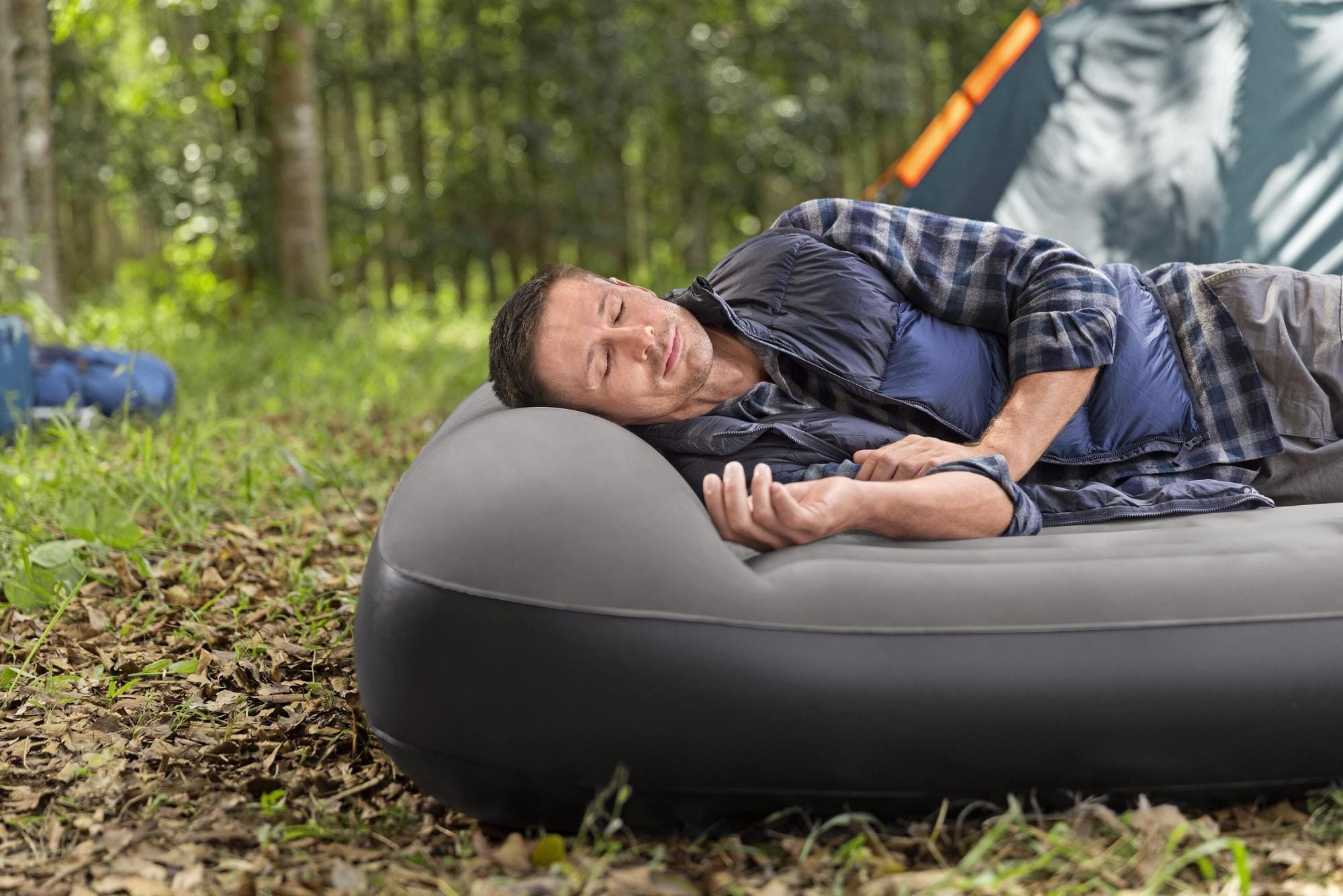 Luchtbed Bestway Tritech Queen Luchtmatras met Ingebouwde USB-Pomp 2,03 m x 1,52 m x 30 cm Bestway 3