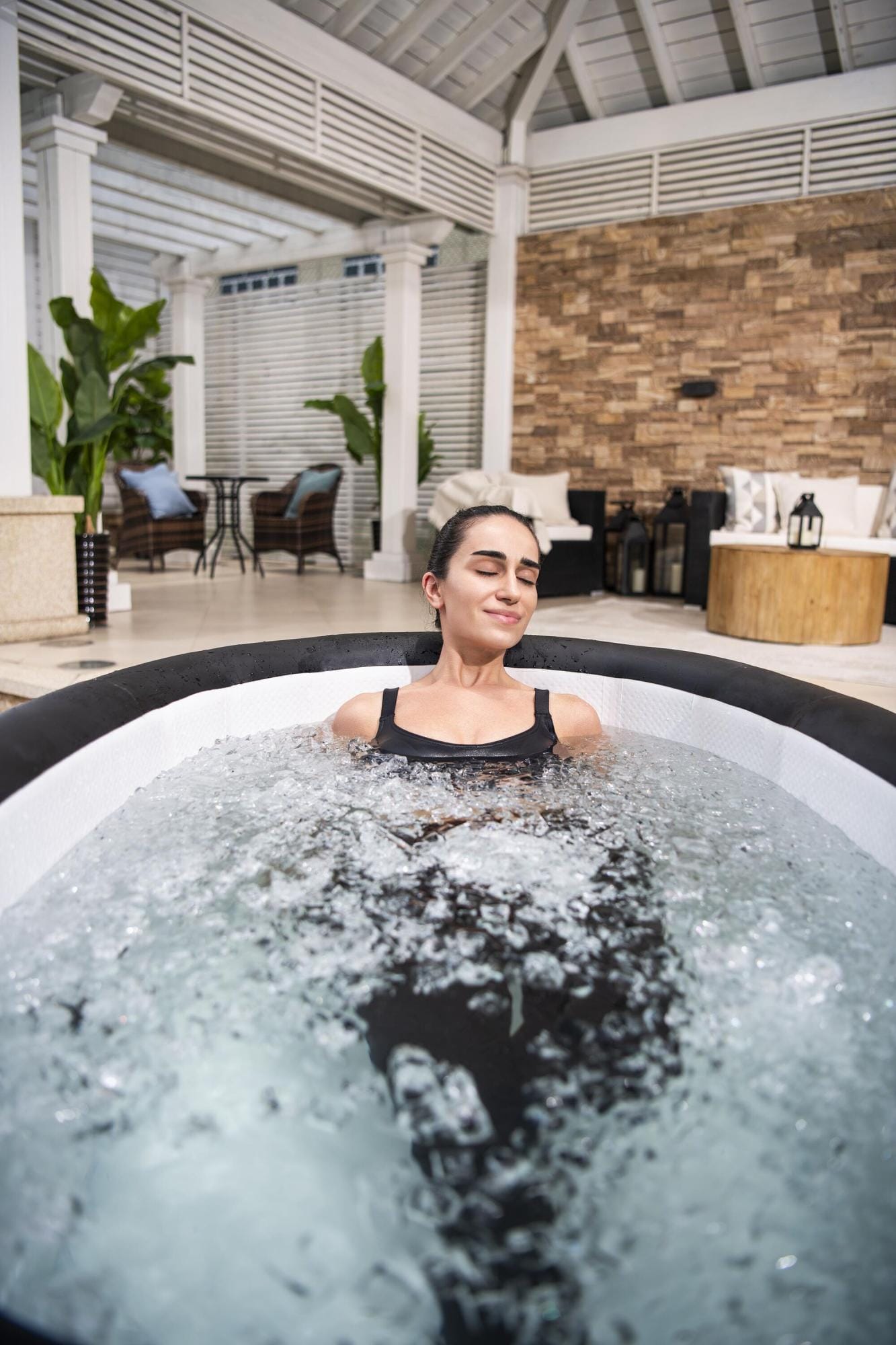 Opblaasbare bubbelbaden Lay-Z Spa Lay-Z-Spa Glacial Dip Cold Plunge Herstellend IJS Badkuip voor 2 Personen Bestway 9