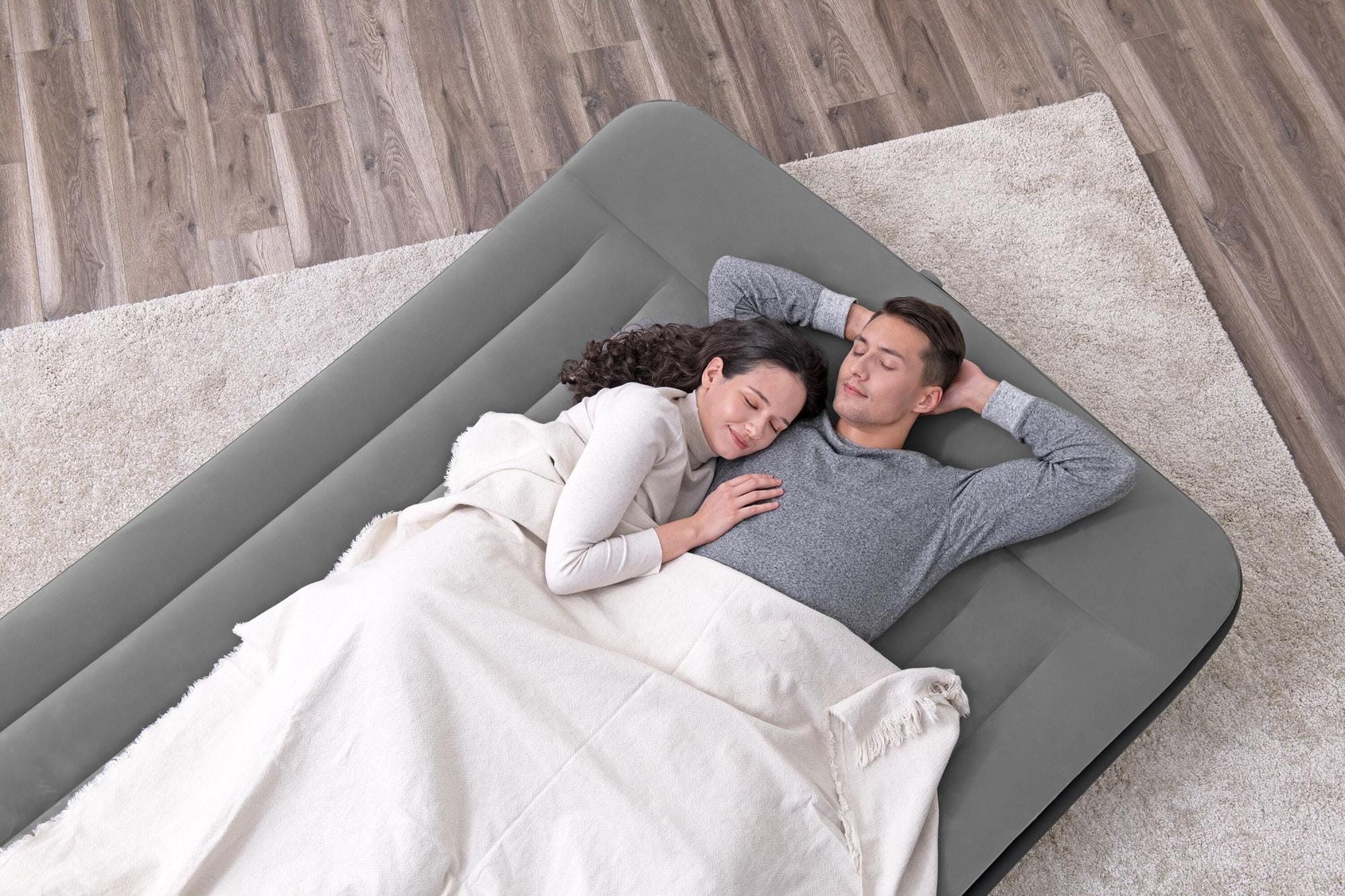 Luchtbed Bestway Tritech Queen Luchtmatras met Ingebouwde AC Pomp 2,03 m x 1,52 m x 30 cm Bestway 2