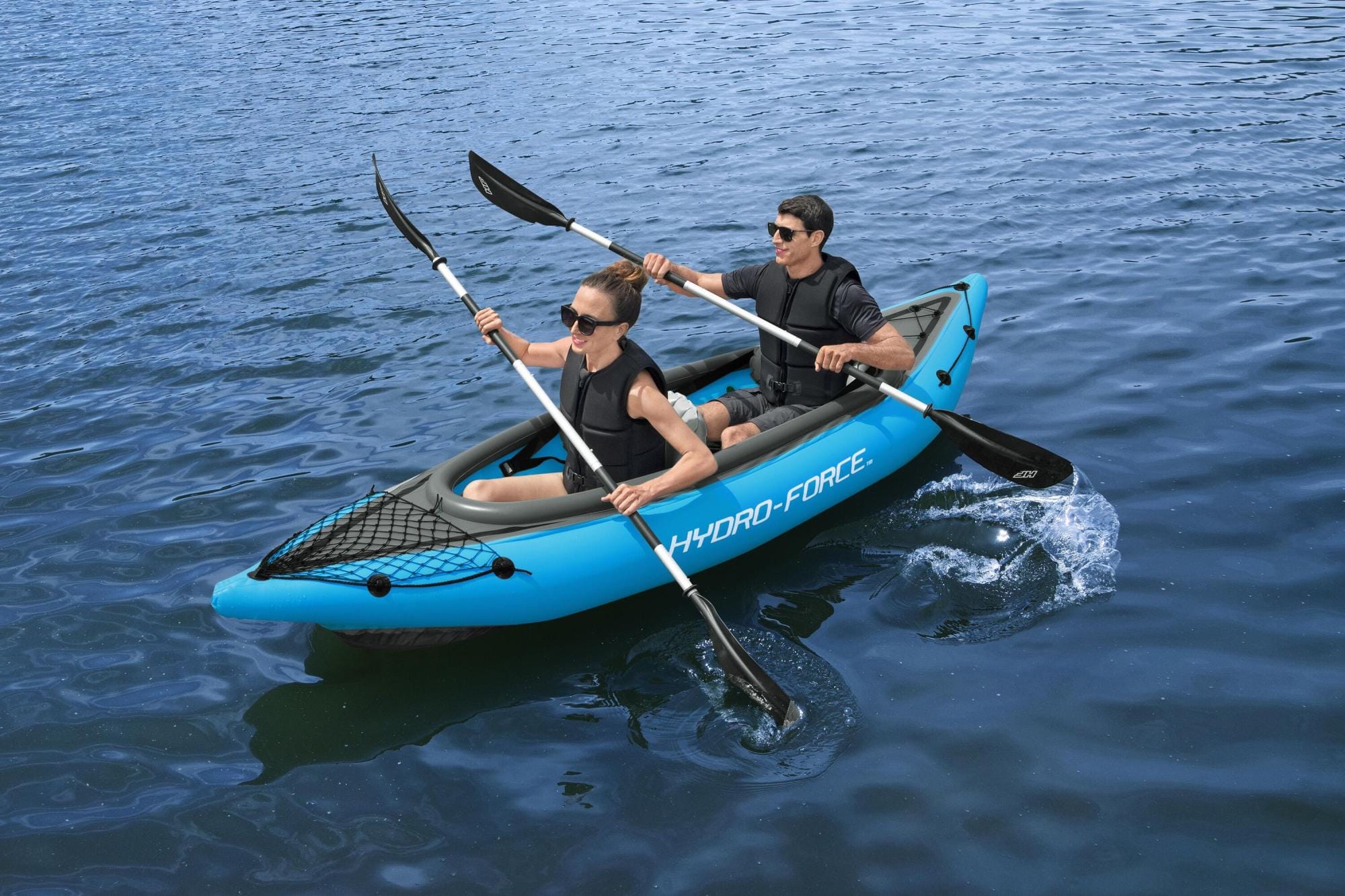 SUP en kajak Cove Champion opblaasbare kayak van 331x88 cm, voor 2 personen Bestway 3