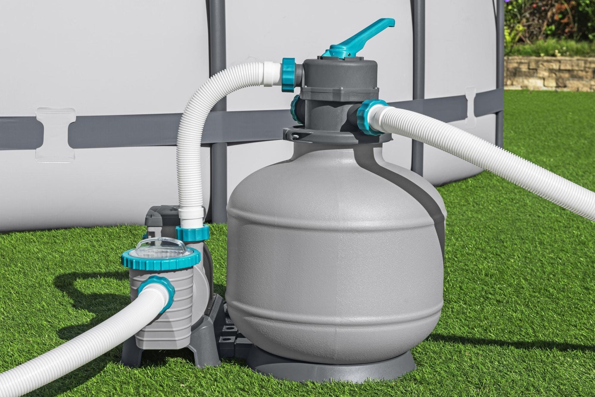 Accessoires Bestway 8.327 L Zandfilterpomp voor Bovengrondse Zwembaden Bestway 2