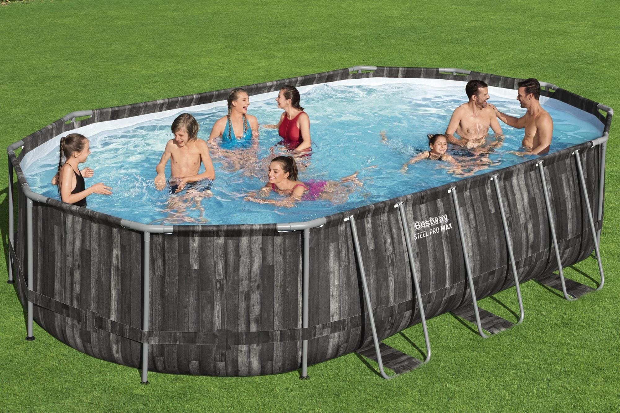 Bovengronds zwembad Bestway Steel Pro MAX Bovengrondse Zwembad Set 6,10 m x 3,66 m x 1,22 m Bestway 3
