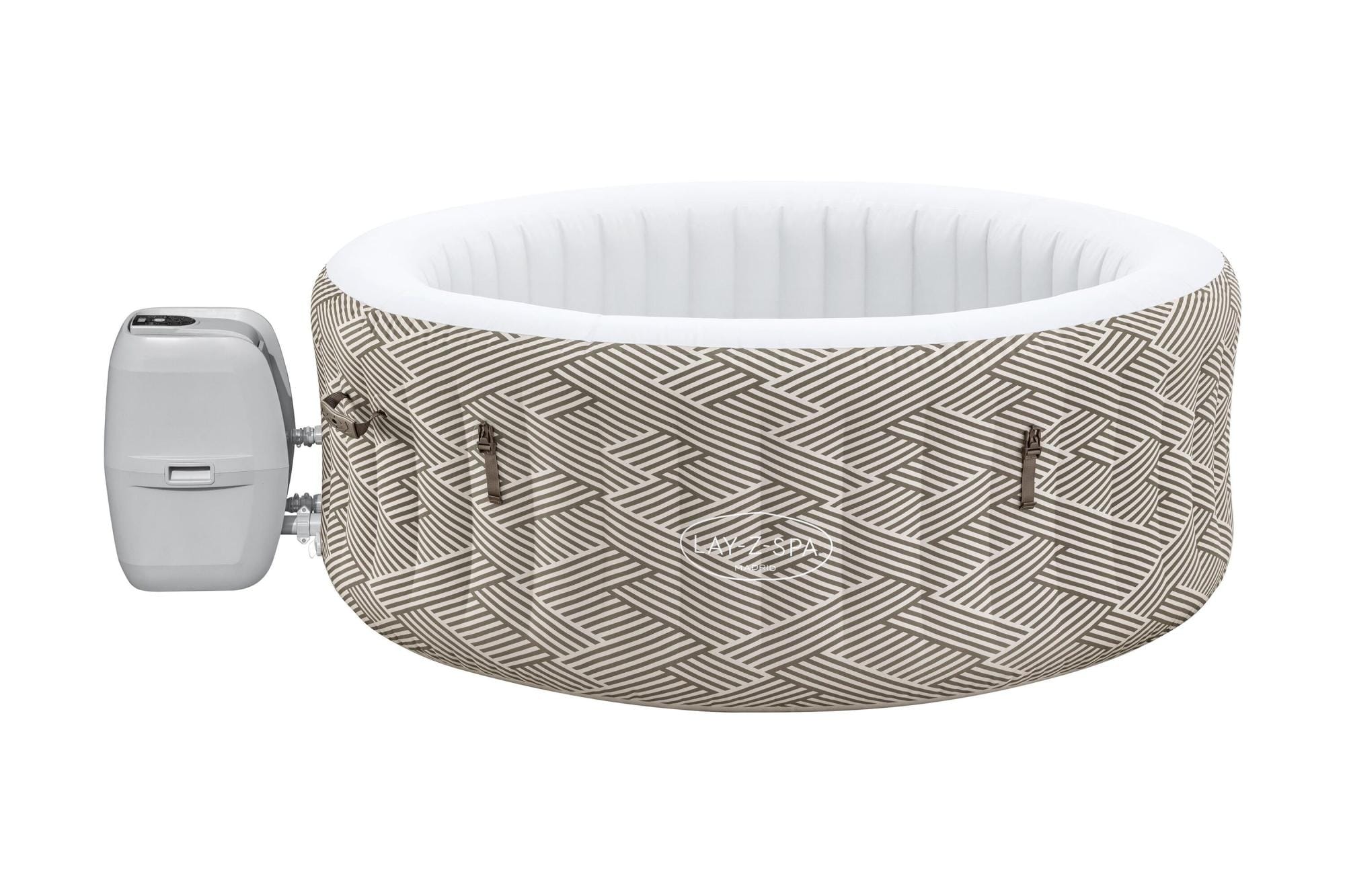 Opblaasbare bubbelbaden Lay-Z Spa Lay-Z-Spa Madrid AirJet opblaasbare spa 2-4 personen Bestway 1