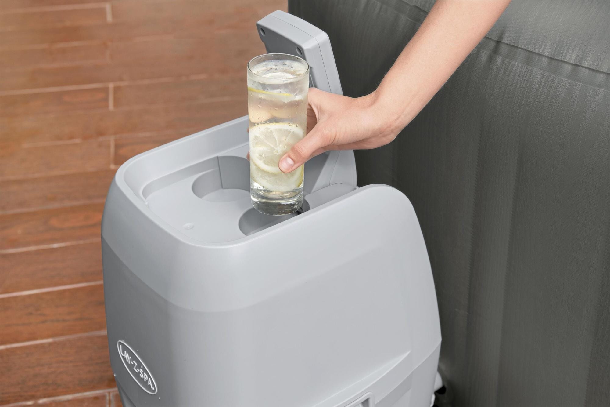 Opblaasbare bubbelbaden Lay-Z Spa Lay-Z-Spa Mauritius AirJet opblaasbare spa 5-7 personen Bestway 6