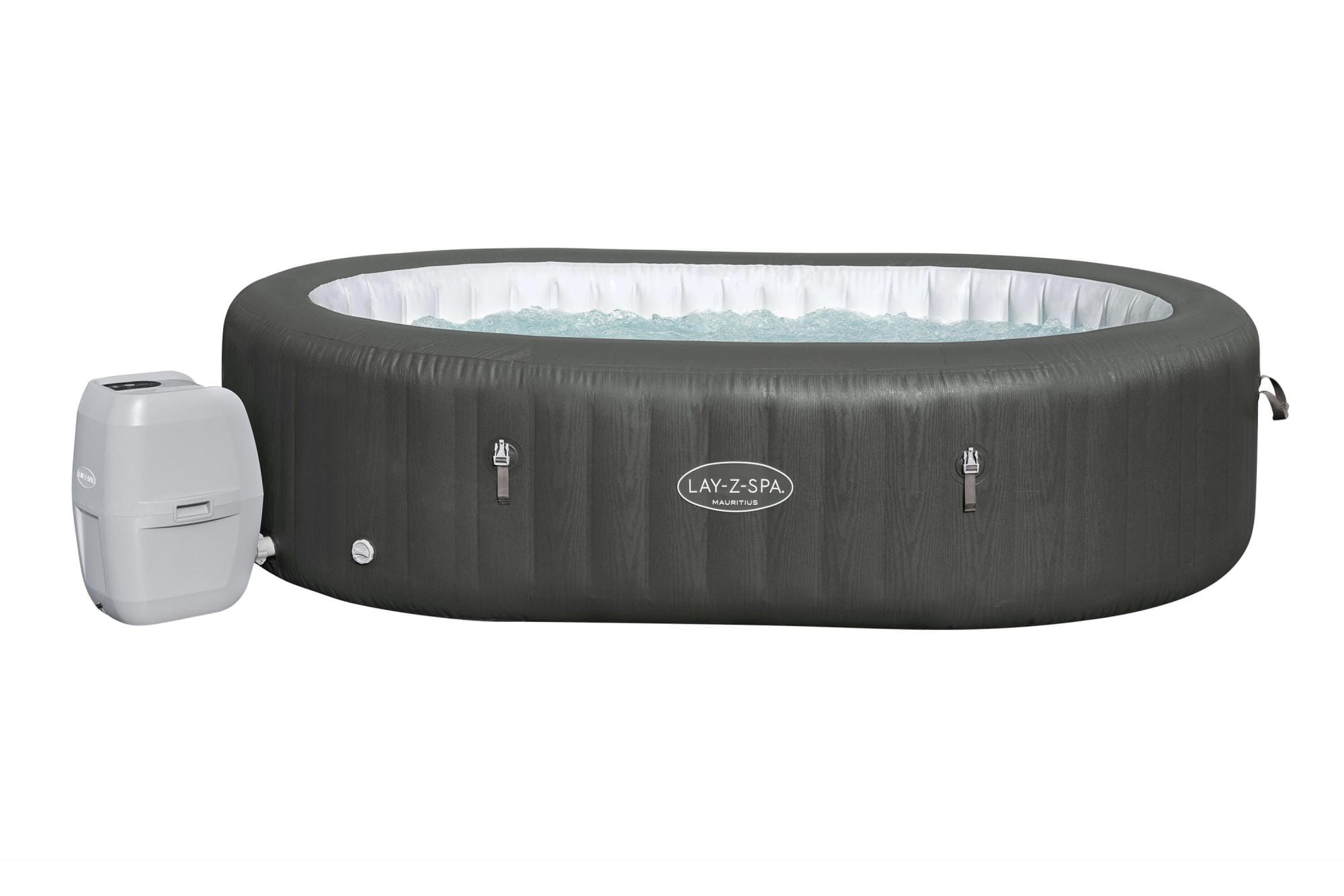 Opblaasbare bubbelbaden Lay-Z Spa Lay-Z-Spa Mauritius AirJet opblaasbare spa 5-7 personen Bestway 1
