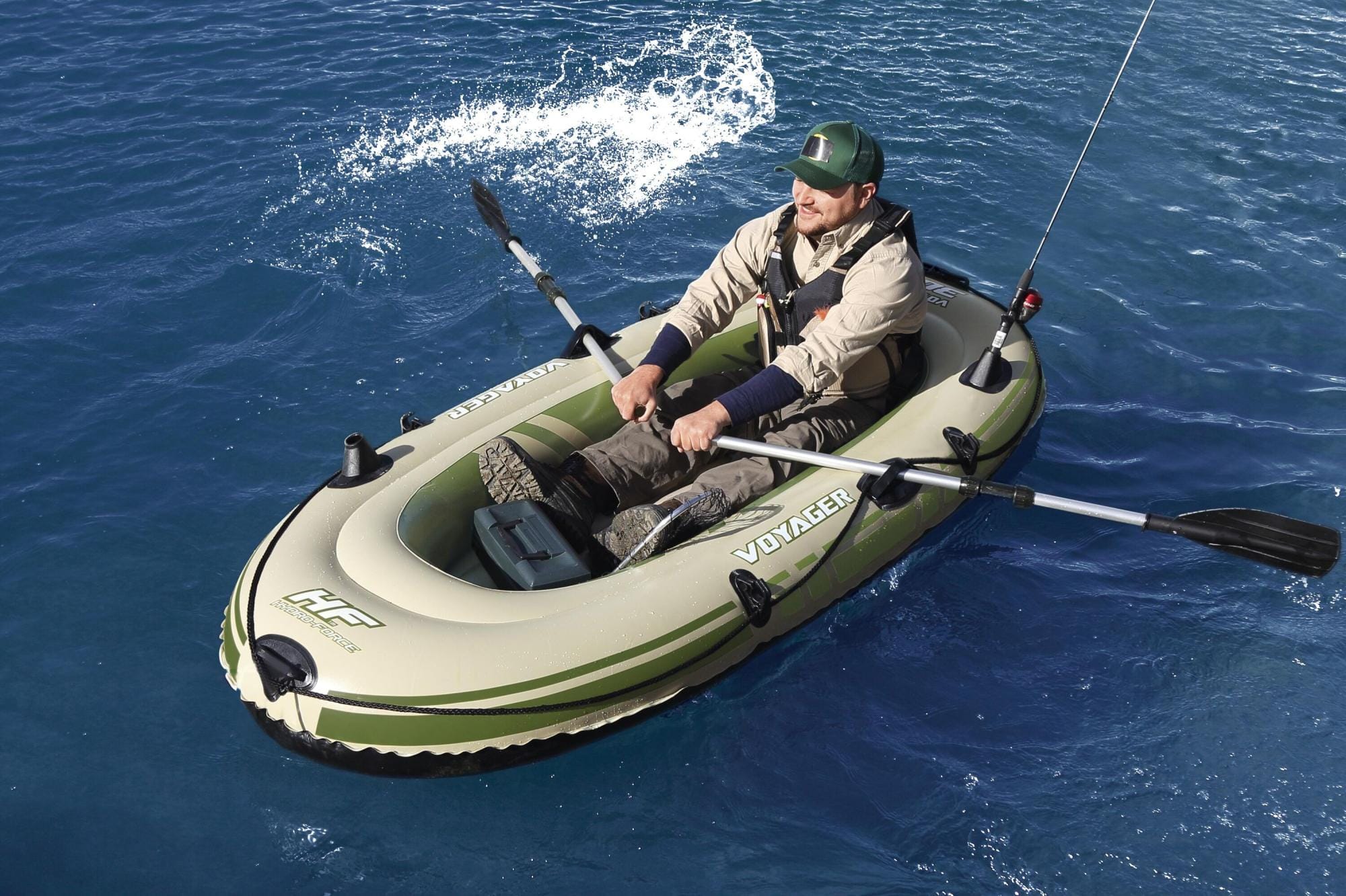 SUP en kajak Hydro-Force Voyager 300 opblaasboot met roeispanen Bestway 6
