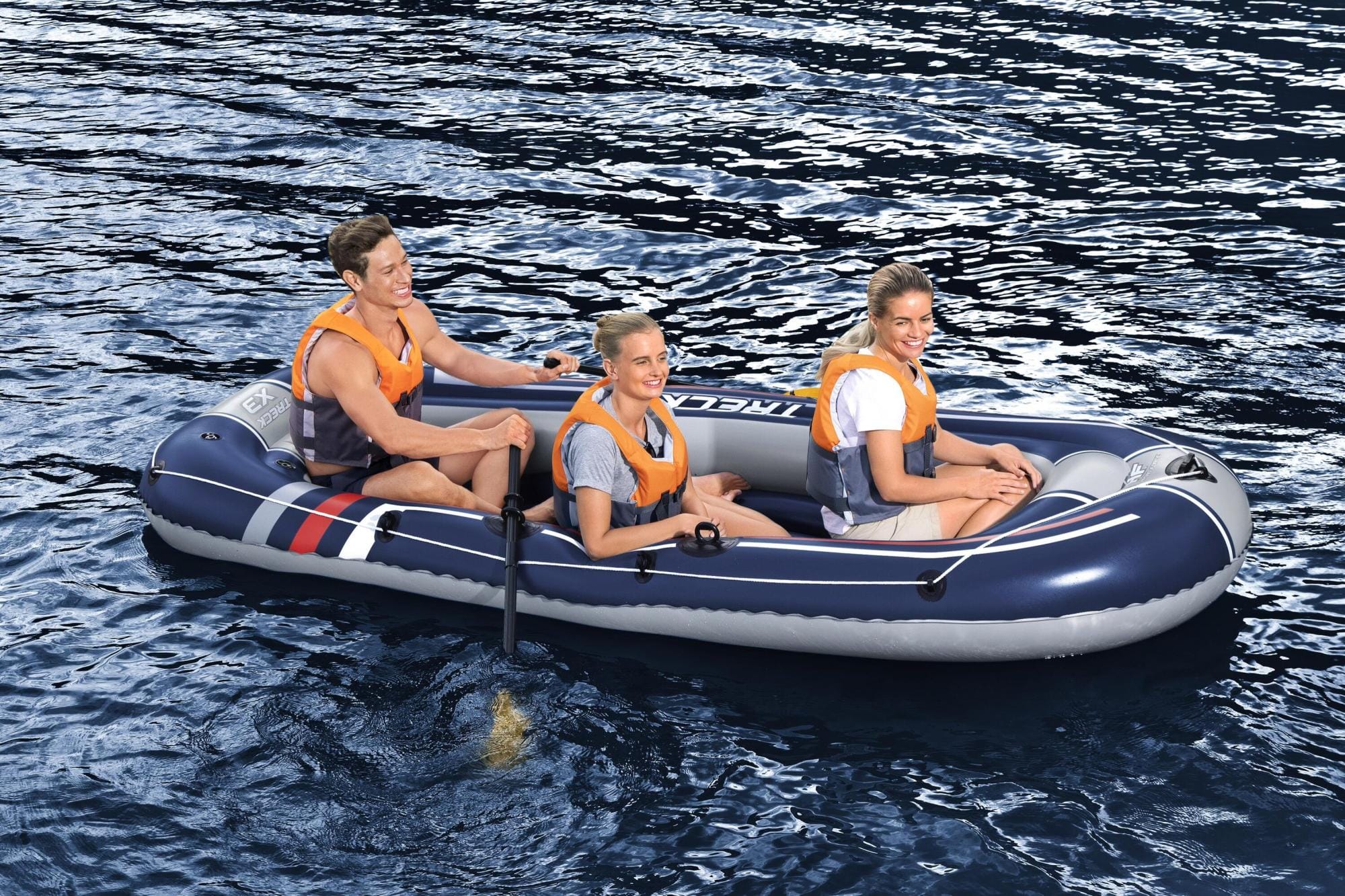 SUP en kajak Hydro-Force Treck X3-set met opblaasboot Bestway 1