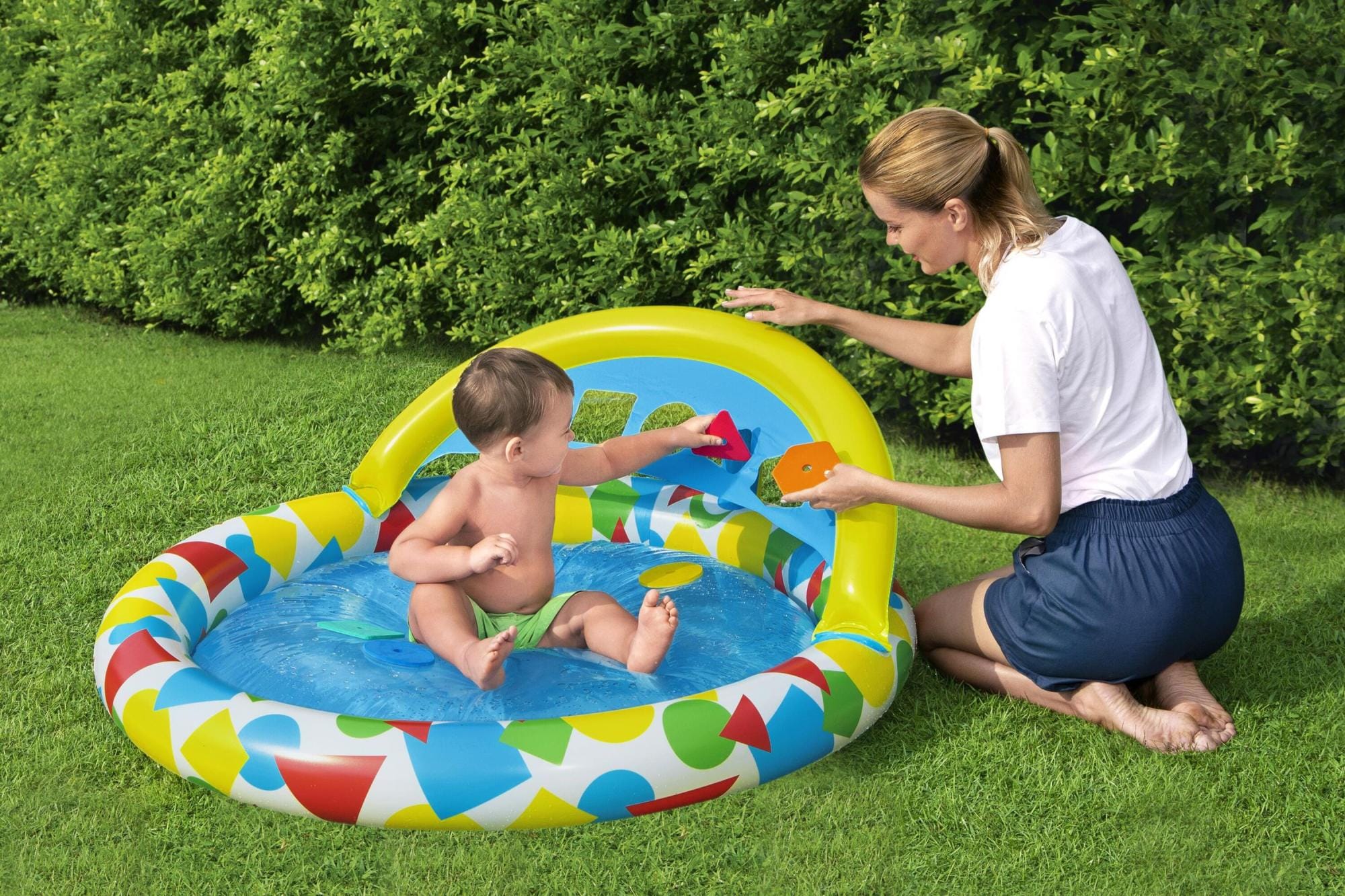 Opblaasbare spullen voor kinderen Bestway Lil' Splash & Learn Opblaasbaar Babyzwembad 1,20 m x 1,17 m x 46 cm Bestway 2