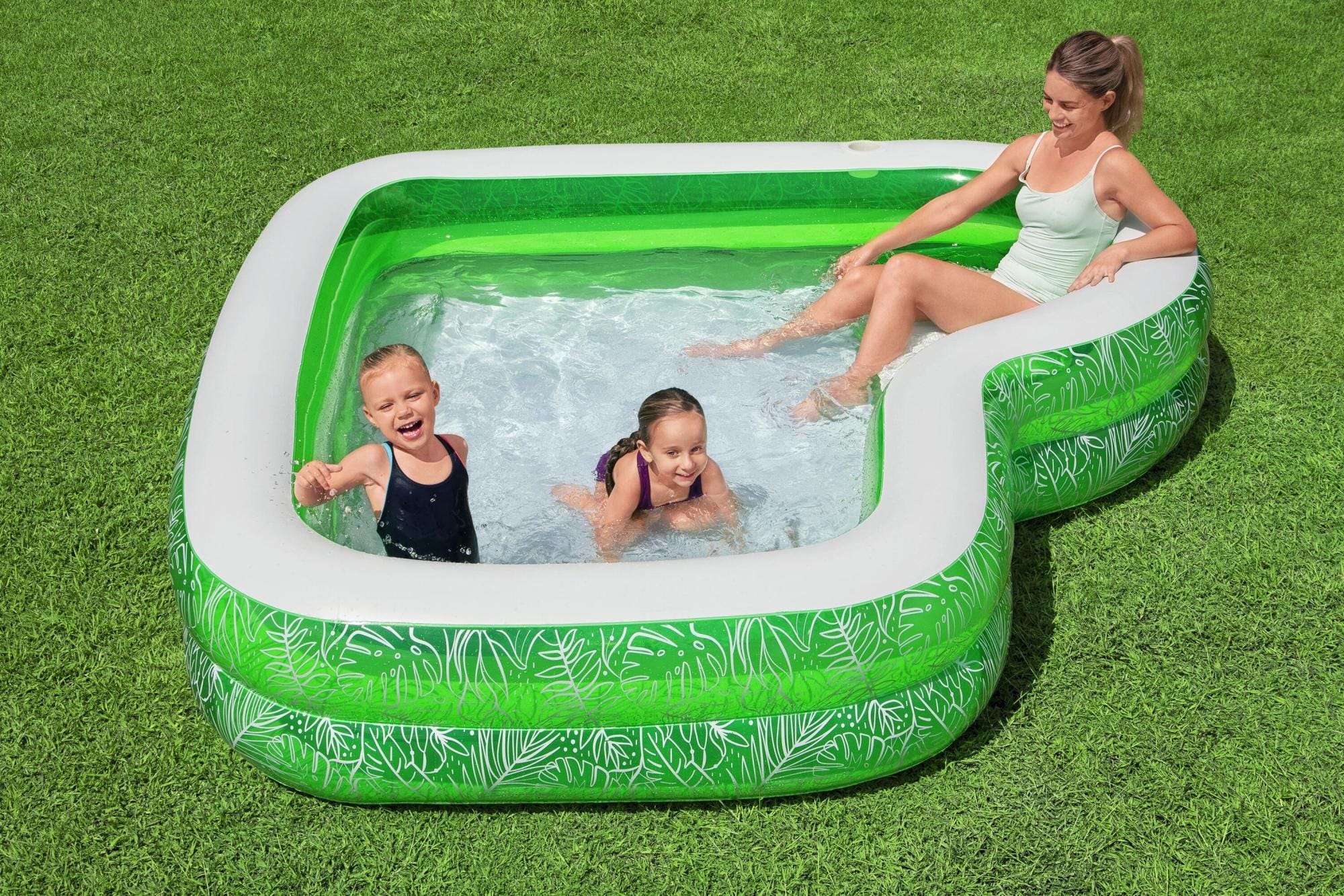 Opblaasbare spullen voor kinderen Bestway Tropical Paradise opblaasbaar familiezwembad Bestway 2