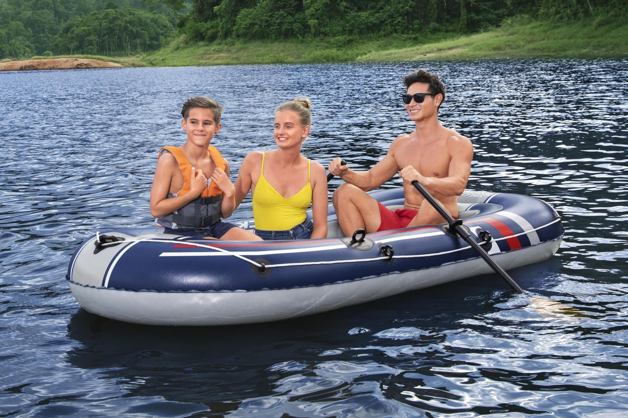 SUP en kajak Hydro-Force Treck X2-set met opblaasboot Bestway 6