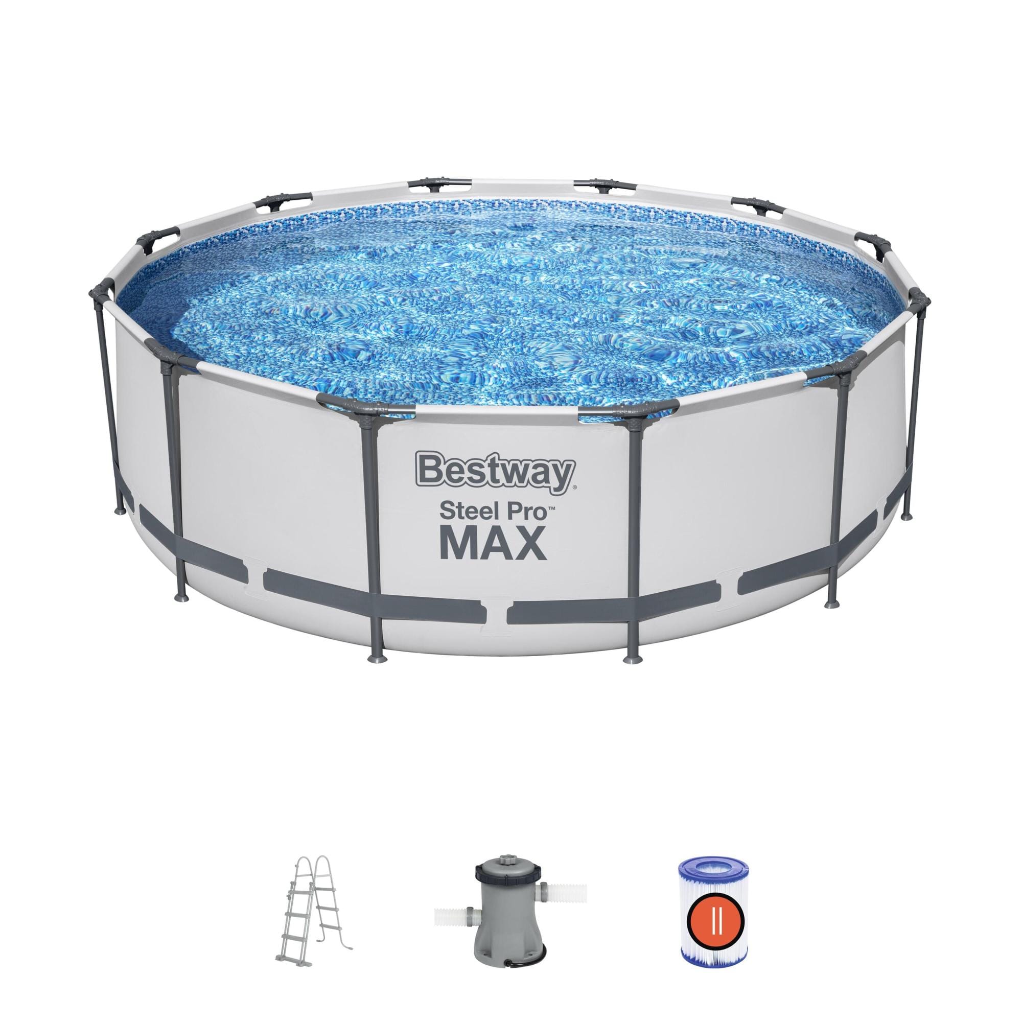 Bovengronds zwembad Steel Pro MAX bovengrondse ronde set van 366x100 cm Bestway 2