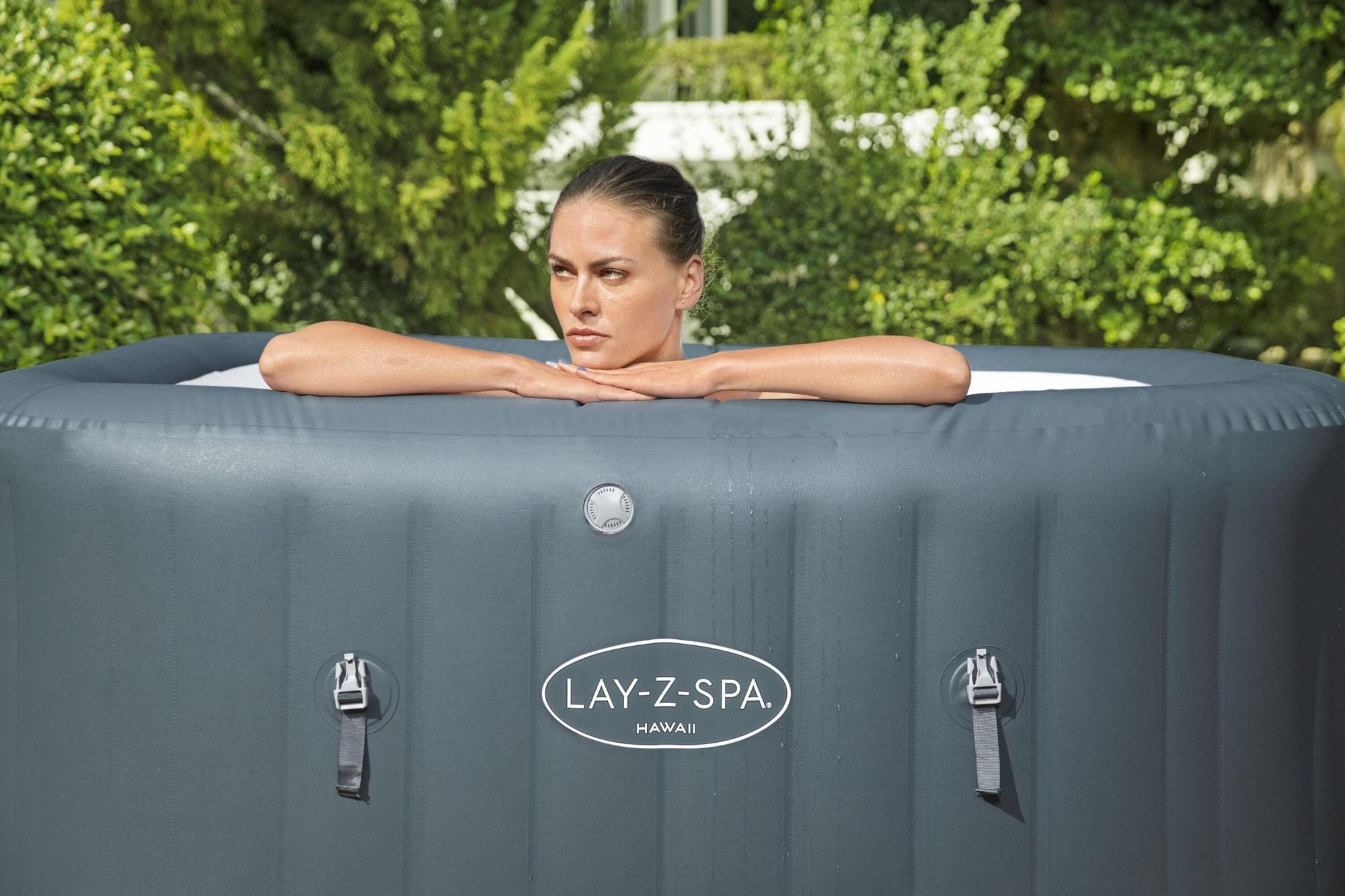 Opblaasbare bubbelbaden Lay-Z Spa Lay-Z-Spa Hawaii HydroJet Pro opblaasbare hottub 4-6 personen Bestway 1