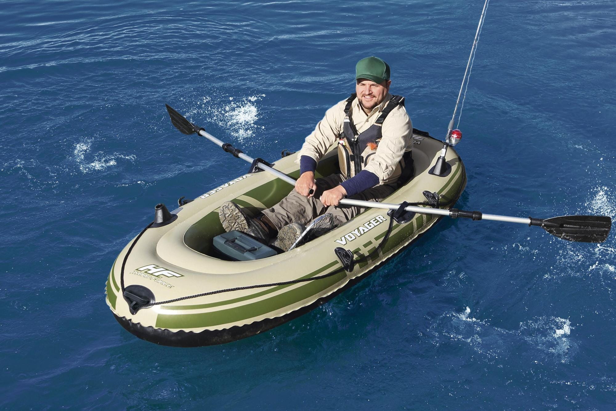 SUP en kajak Hydro-Force Voyager 300 opblaasboot met roeispanen Bestway 5