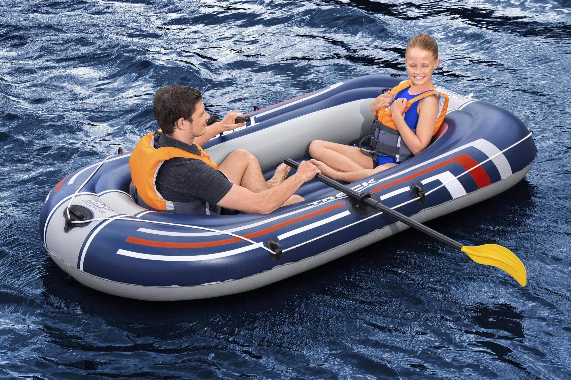 SUP en kajak Hydro-Force Treck X1-set met opblaasboot Bestway 1
