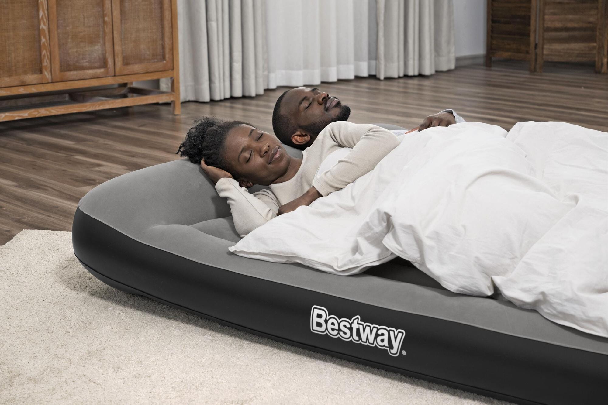 Luchtbed Bestway Tritech Queen Luchtmatras met Ingebouwde USB-Pomp 2,03 m x 1,52 m x 30 cm Bestway 7