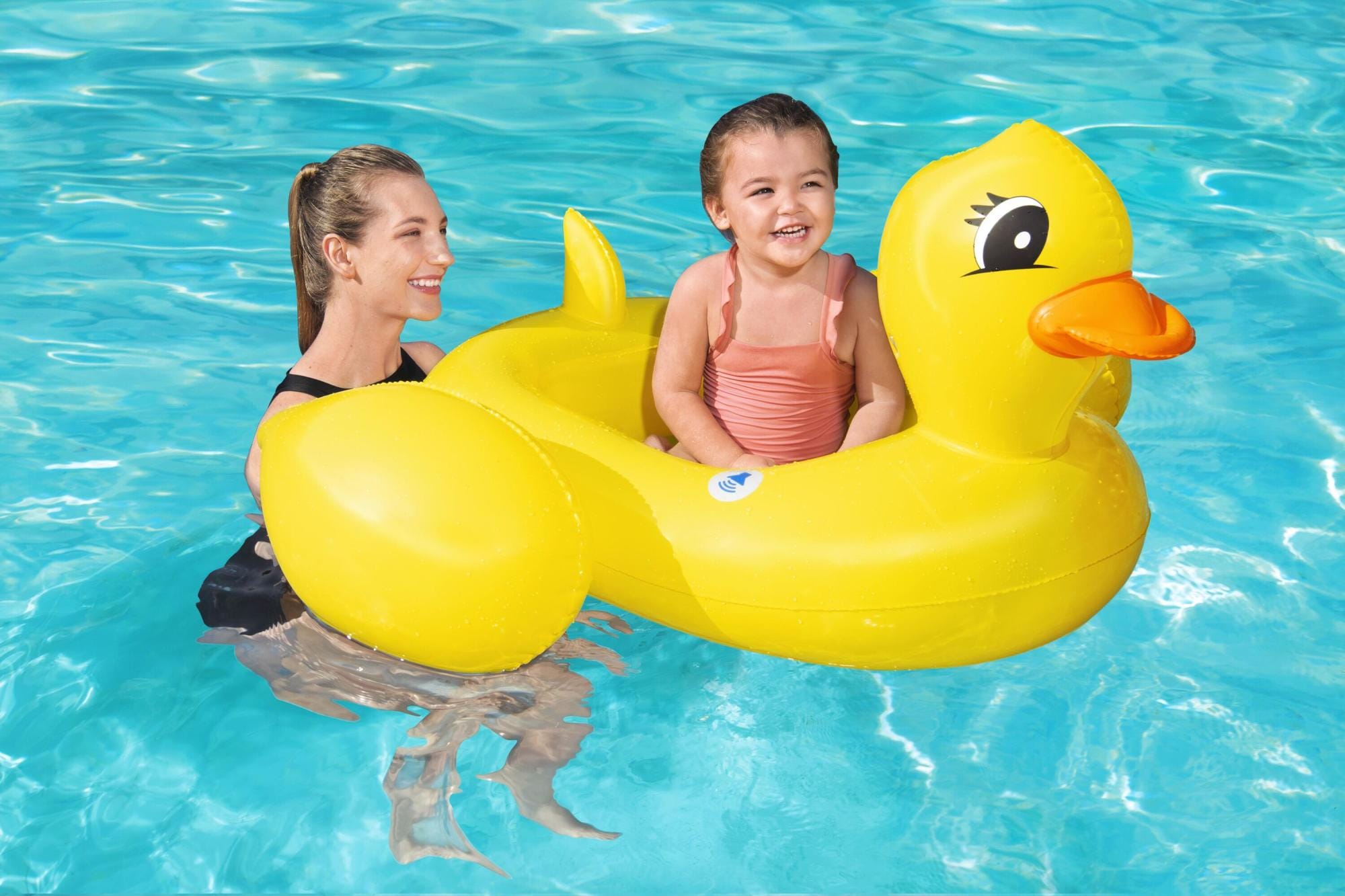 Opblaasbare spullen voor kinderen Bestway Funspeakers Opblaasbare Eendjes Babyboot Bestway 2