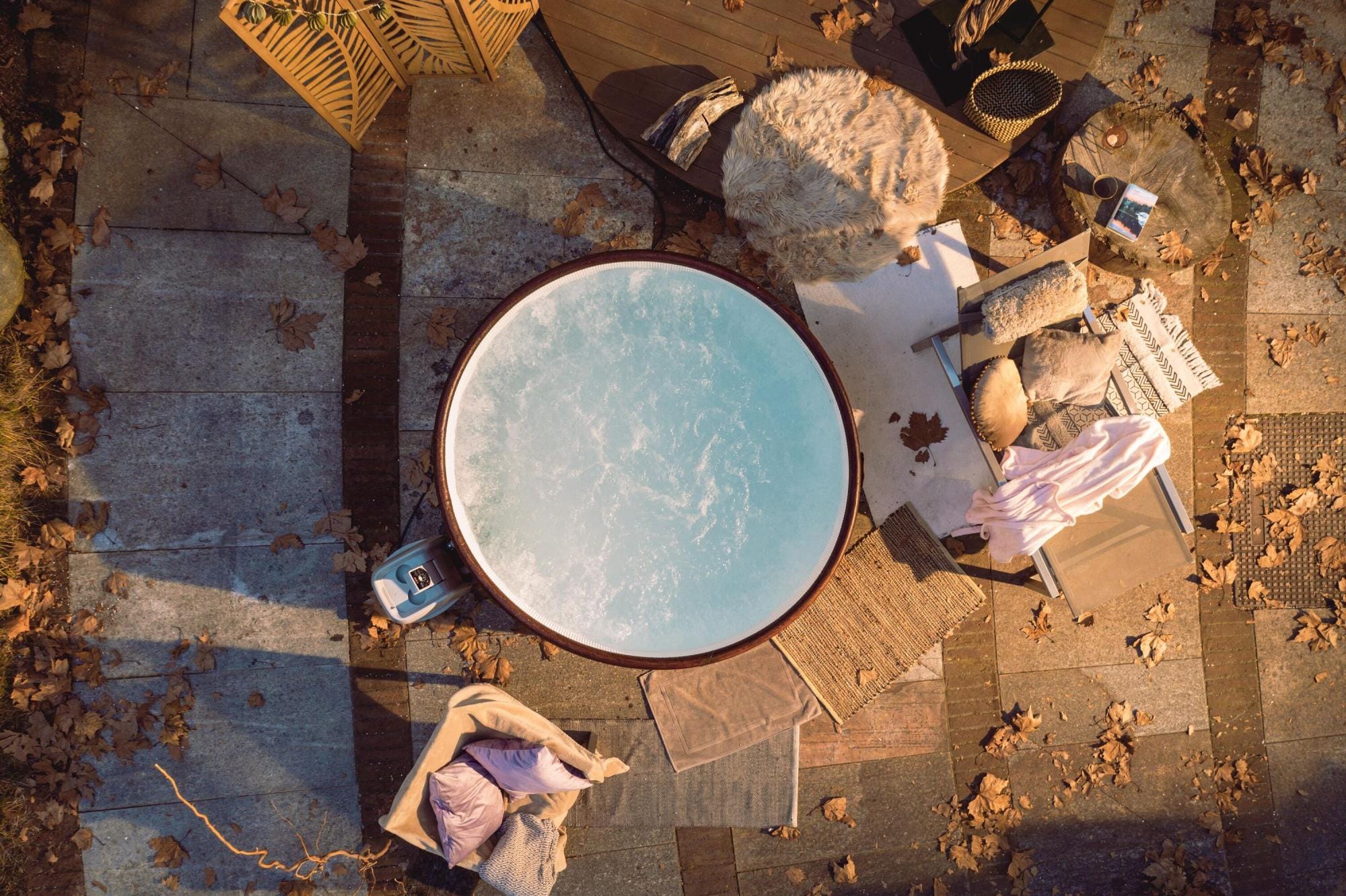 Opblaasbare bubbelbaden Lay-Z Spa Lay-Z-Spa Helsinki Smart AirJet Plus Opblaasbare Spa met Appbediening voor 5-7 Personen Bestway 6