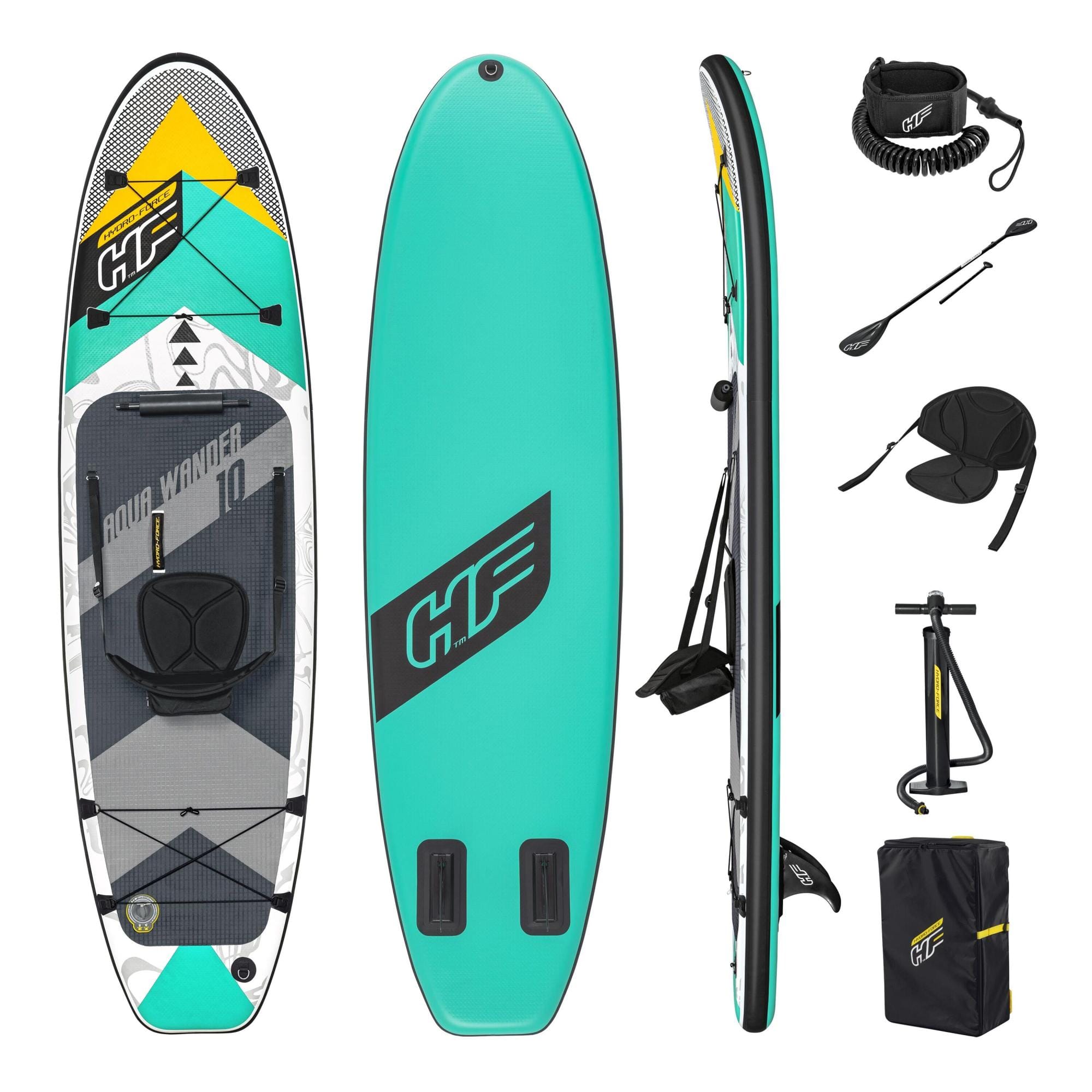 SUP en kajak Aqua Wander SUP-board en opblaasbare kayak van 305x84x12 cm Bestway 1
