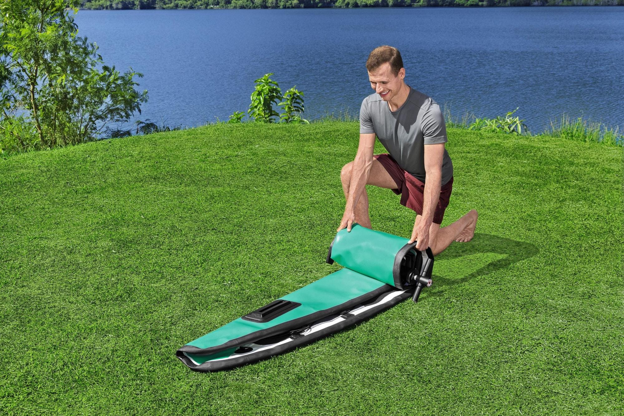 SUP en kajak Aqua Wander SUP-board en opblaasbare kayak van 305x84x12 cm Bestway 6
