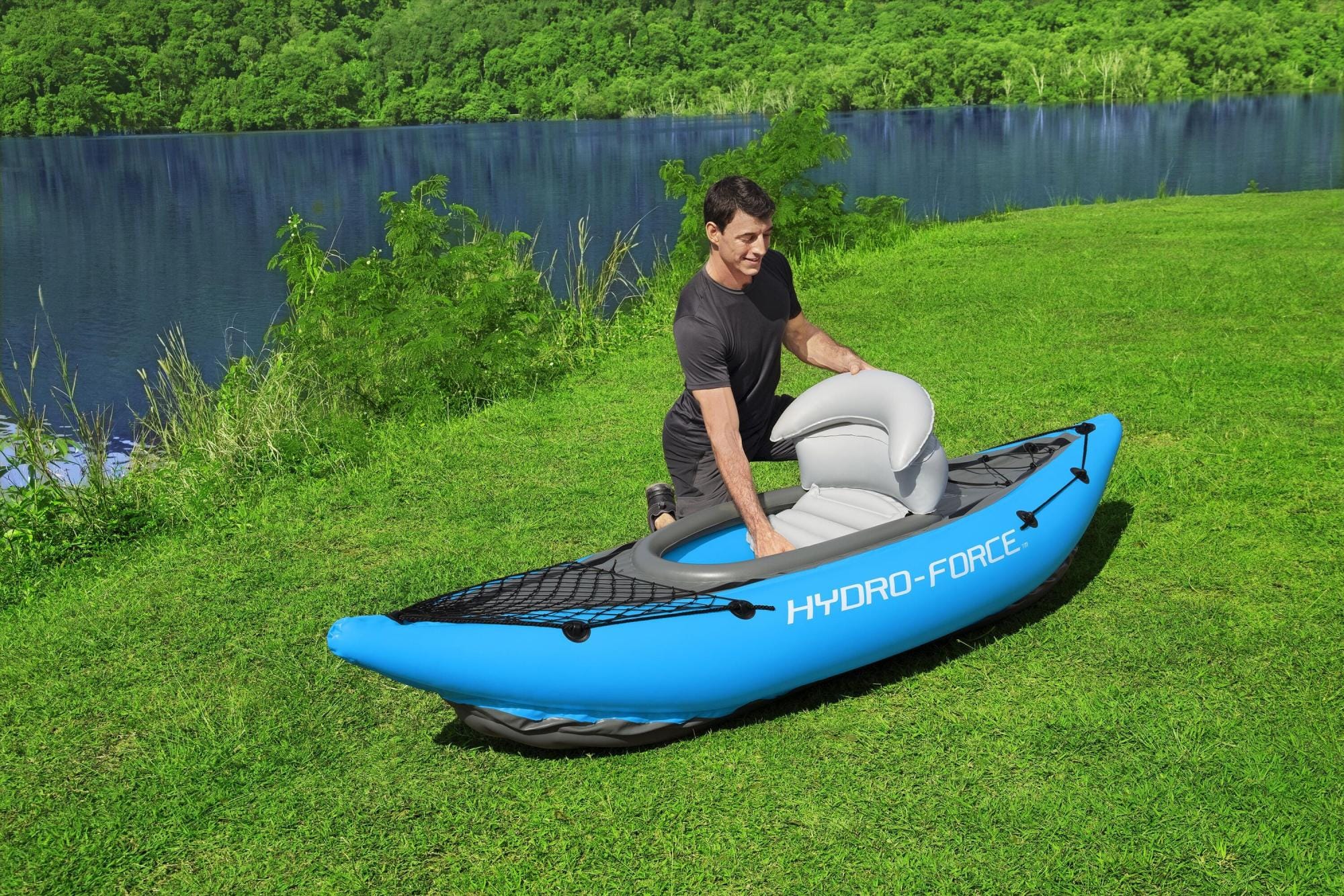 SUP en kajak Cove Champion opblaasbare kayak van 275x81 cm, voor 1 persoon Bestway 5