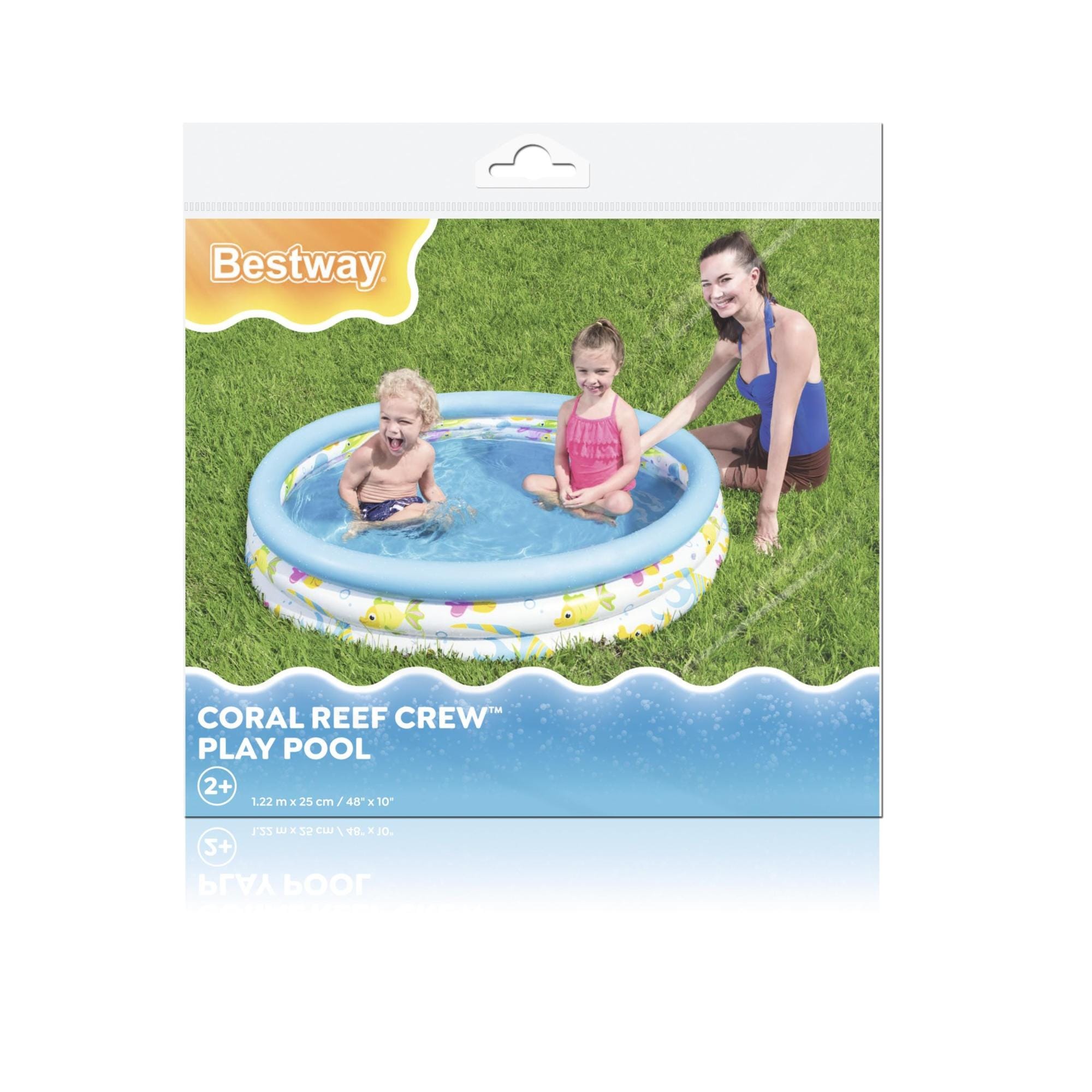Opblaasbare spullen voor kinderen Bestway Coral Reef Crew Opblaasbaar Kinderzwembad 1,22 m x 25 cm Bestway 3