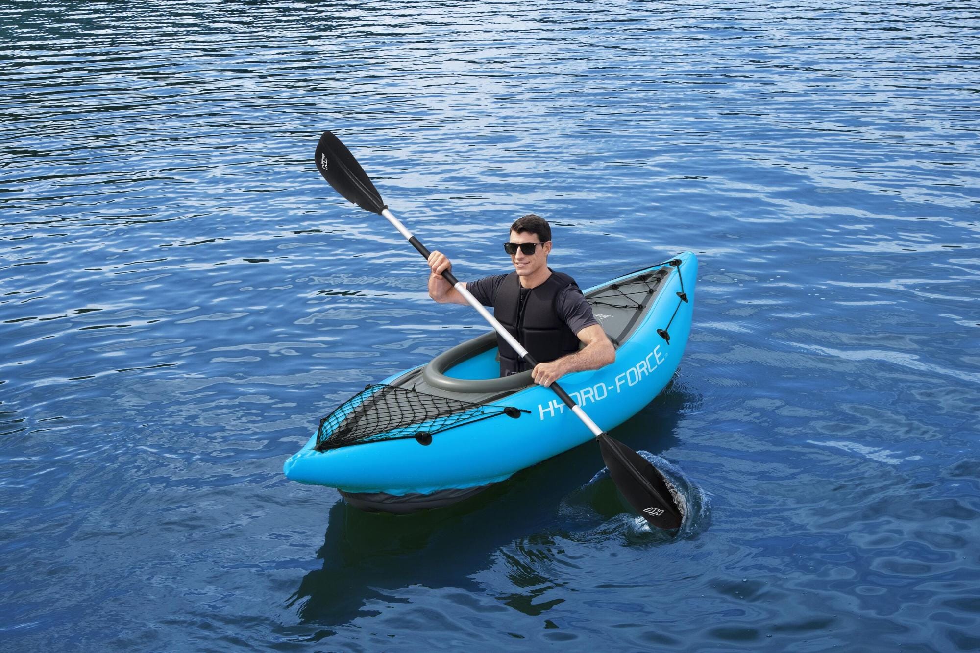SUP en kajak Cove Champion opblaasbare kayak van 275x81 cm, voor 1 persoon Bestway 3
