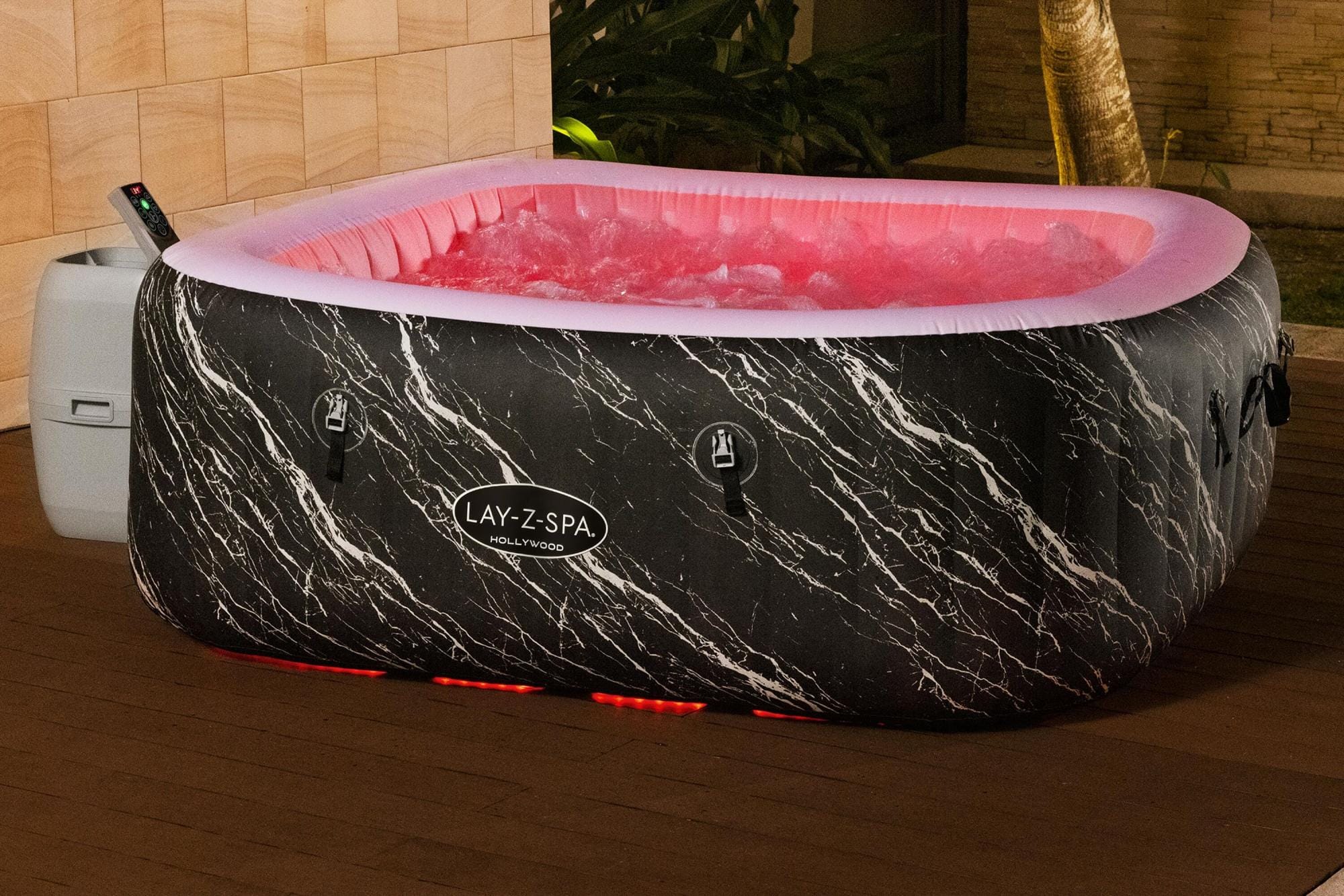 Opblaasbare bubbelbaden Lay-Z Spa Lay-Z-Spa Hollywood Luxe AirJet  Opblaasbare Spa met Ledverlichting voor 4-6 Personen Bestway 8