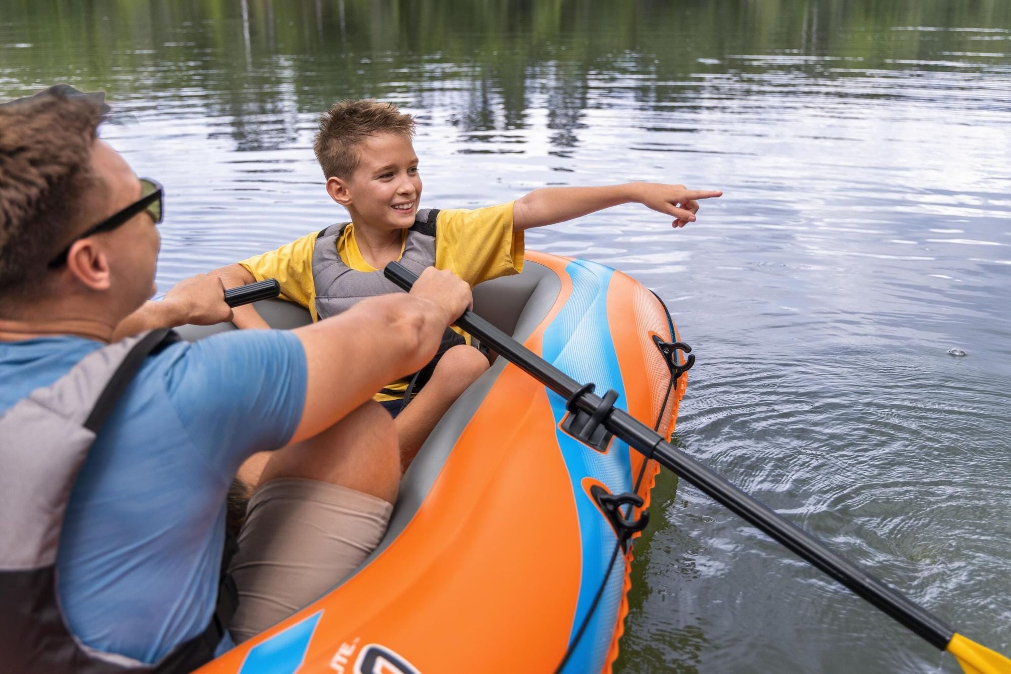 SUP en kajak Bestway Kondor Elite 2000 Opblaasbaar Raft Set 1,96 m x 1,06 m Bestway 1