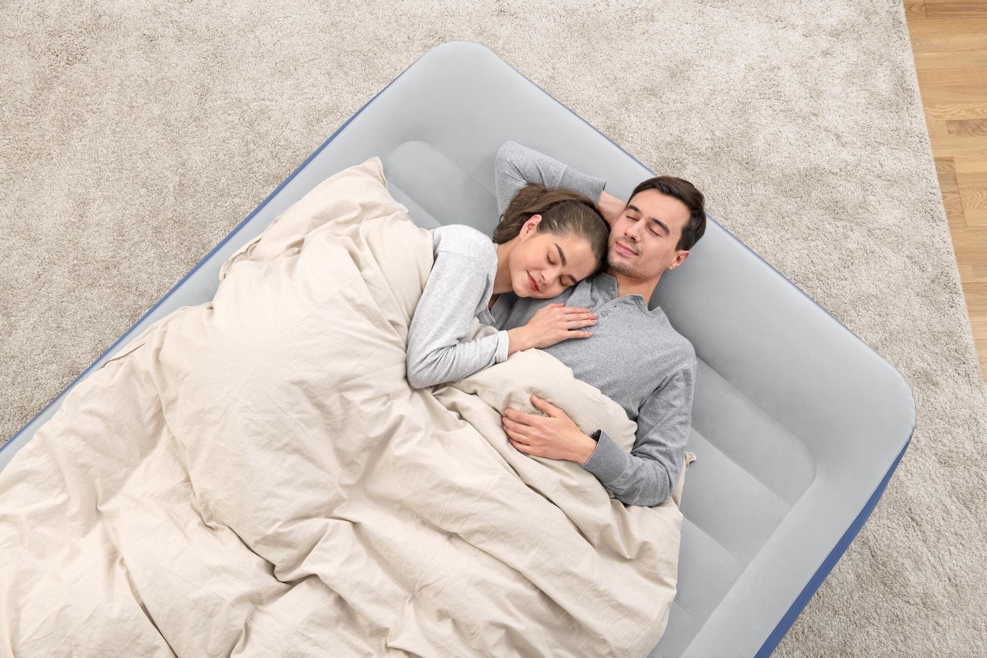 Luchtbed Bestway Tritech Queen Luchtmatras met Ingebouwde AC-Pomp 2,03 m x 1,52 m x 61 cm Bestway 6