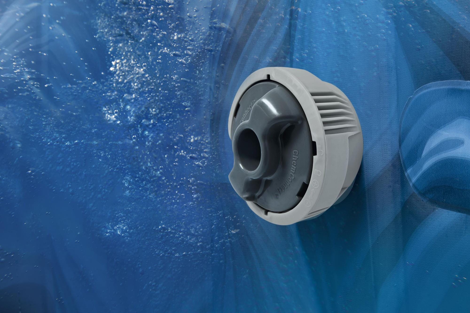 Opblaasbare bubbelbaden Lay-Z Spa Lay-Z-Spa Santorini Energy-Efficient Smart HydroJet Pro Opblaasbare Spa met App Bediening 5-7 Personen Bestway 9