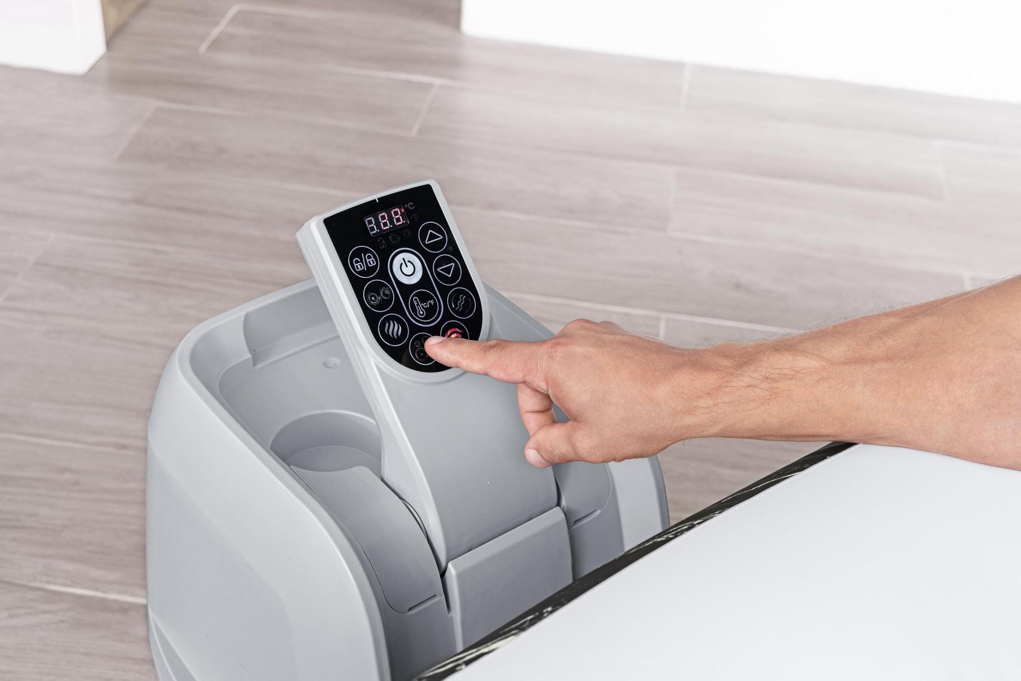 Opblaasbare bubbelbaden Lay-Z Spa Opblaasbaar Lay-Z-Spa Hawaii AirJet-bubbelbad met LED en app Bestway 8
