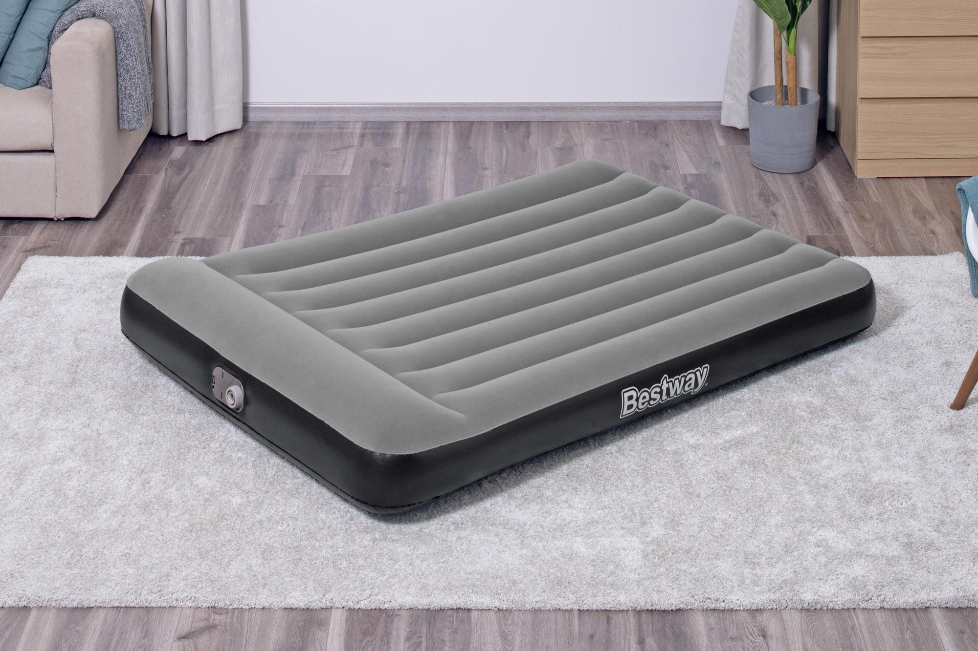 Luchtbed Bestway Tritech Luchtmatras met Ingebouwde AC Pomp 1,91 m x 1,37 m x 30 cm Bestway 8