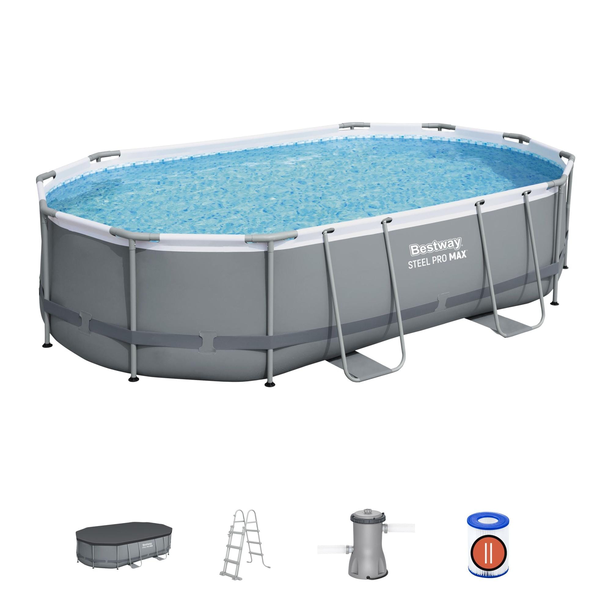 Bovengronds zwembad Bestway Steel Pro MAX Bovengrondse Zwembad Set 4,88 m x 3,05 m x 1,07 m Bestway 1