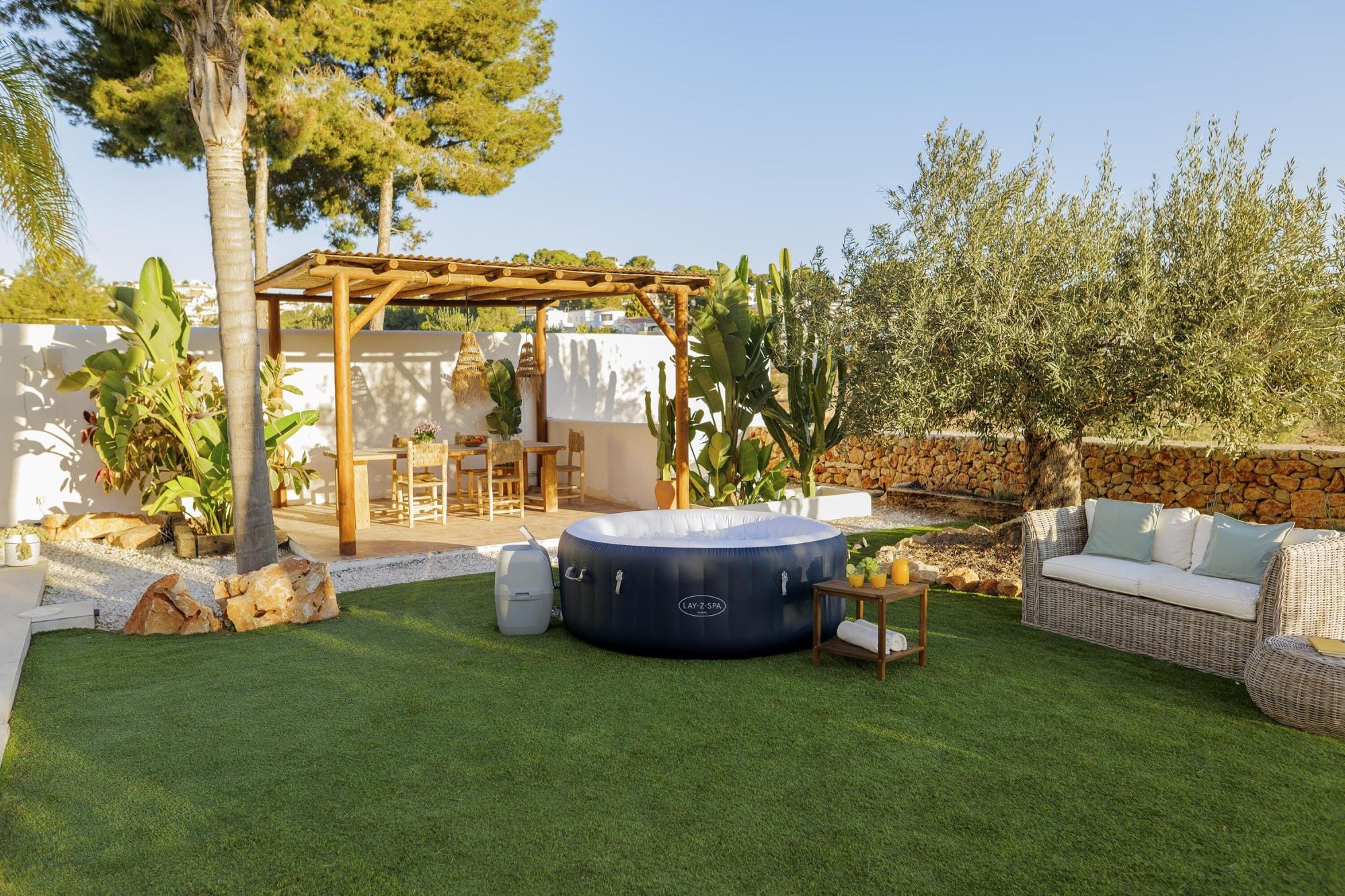 Opblaasbare bubbelbaden Lay-Z Spa Lay-Z-Spa Miami Energy-Efficient AirJet Opblaasbare Spa 2-4 Personen Bestway 3