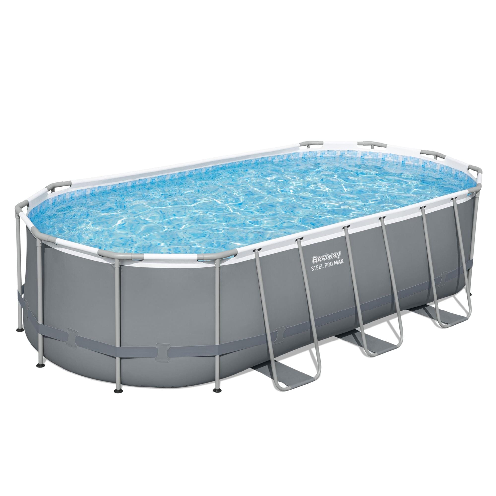 Bovengronds zwembad Bestway Steel Pro MAX Ovaal Bovengrondse Zwembad Set 5,49 m x 2,74 m x 1,22 m Bestway 2