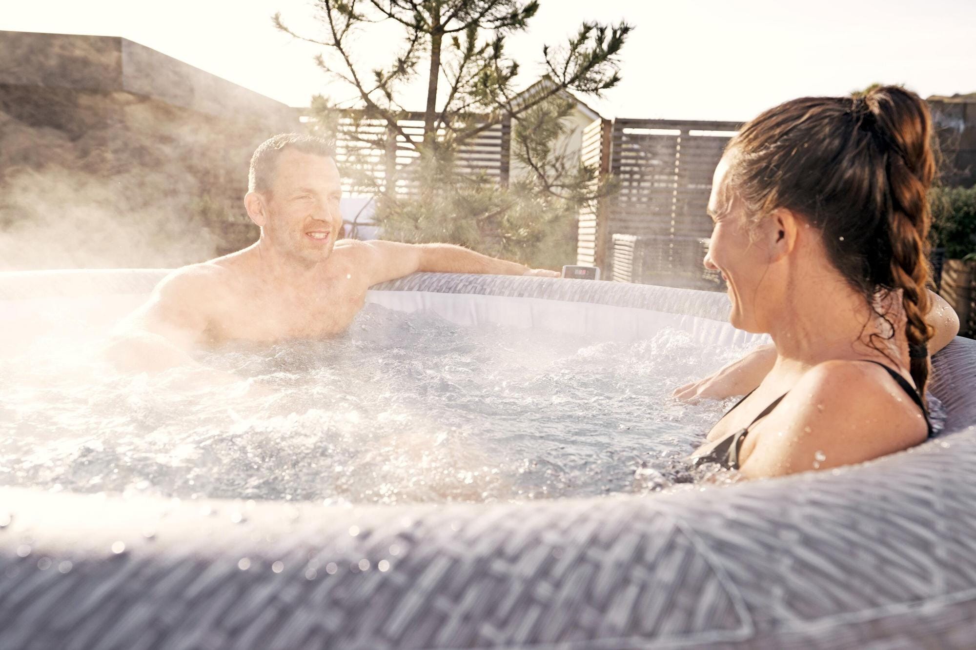 Opblaasbare bubbelbaden Lay-Z Spa Lay-Z-Spa Honolulu AirJet opblaasbare spa 4-6 personen Bestway 4