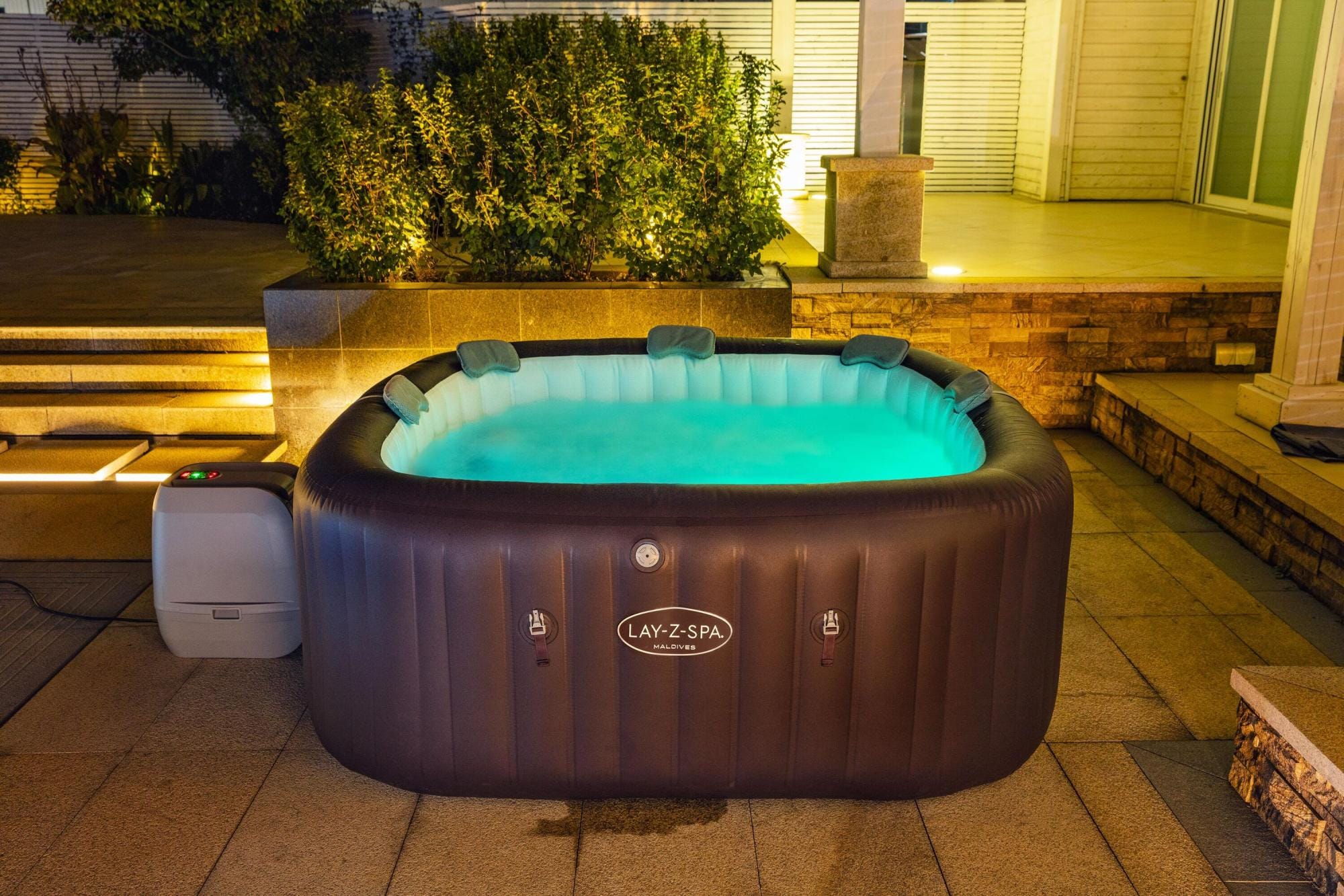 Opblaasbare bubbelbaden Lay-Z Spa Lay-Z-Spa Maldives HydroJet Pro opblaasbare spa 5-7 personen Bestway 8