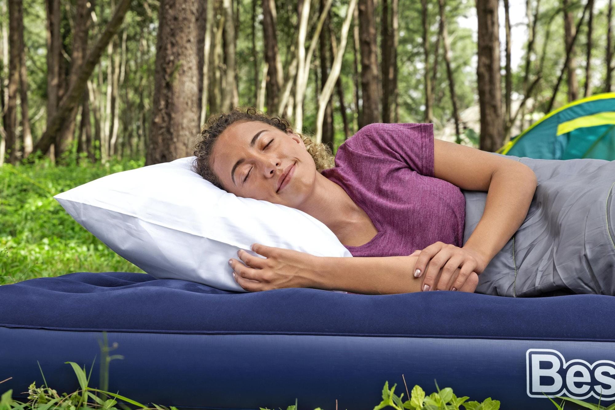 Luchtbed Bestway Junior Dubbele Luchtmatras 1,85 m x 76 cm x 22 cm Bestway 6