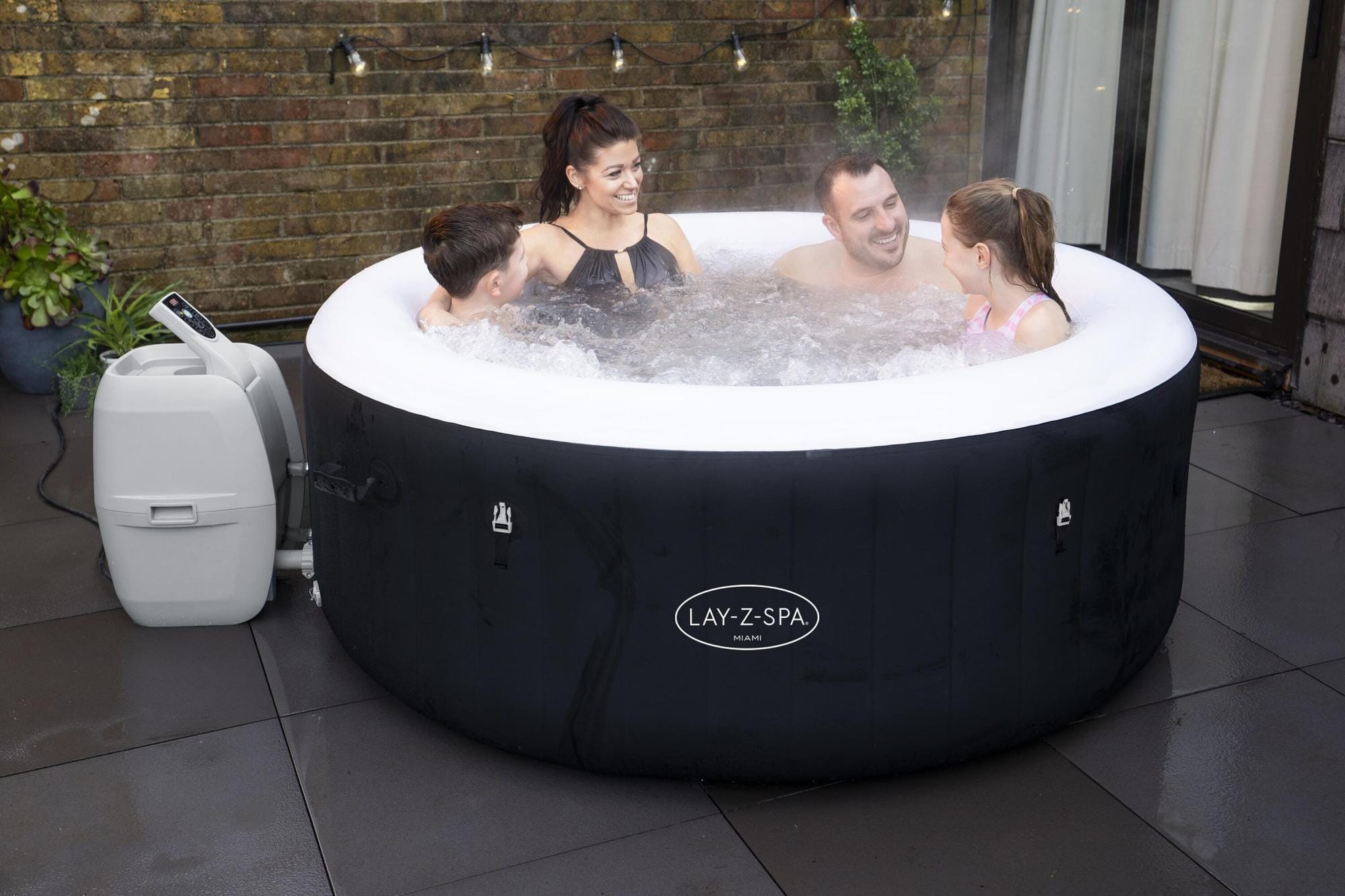 Opblaasbare bubbelbaden Lay-Z Spa Lay-Z-Spa Miami AirJet opblaasbare spa 2-4 personen Bestway 5