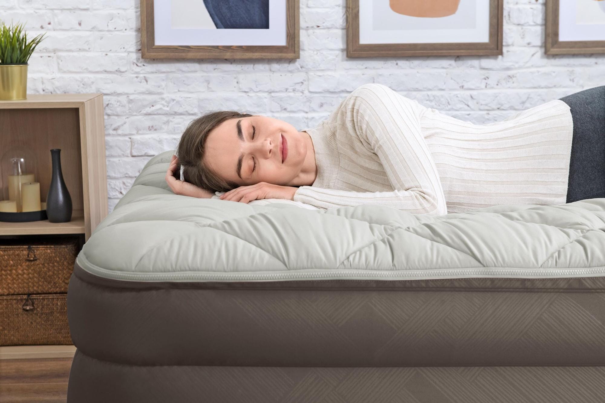 Luchtbed Bestway Fortech Queen Luchtmatras met Duvet Matrasoplegger en Ingebouwde Elektrische Pomp  2,03 m x 1,52 m x 51 cm Bestway 5