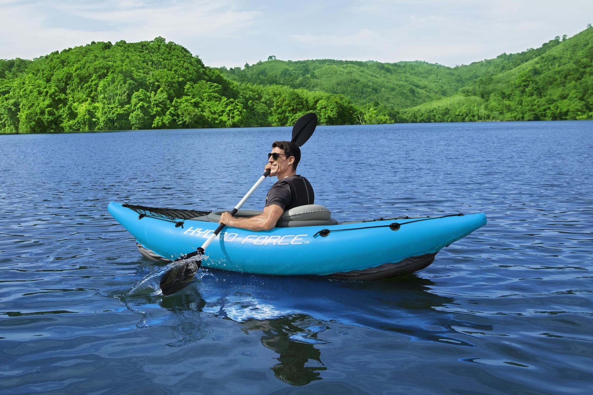SUP en kajak Cove Champion opblaasbare kayak van 275x81 cm, voor 1 persoon Bestway 3