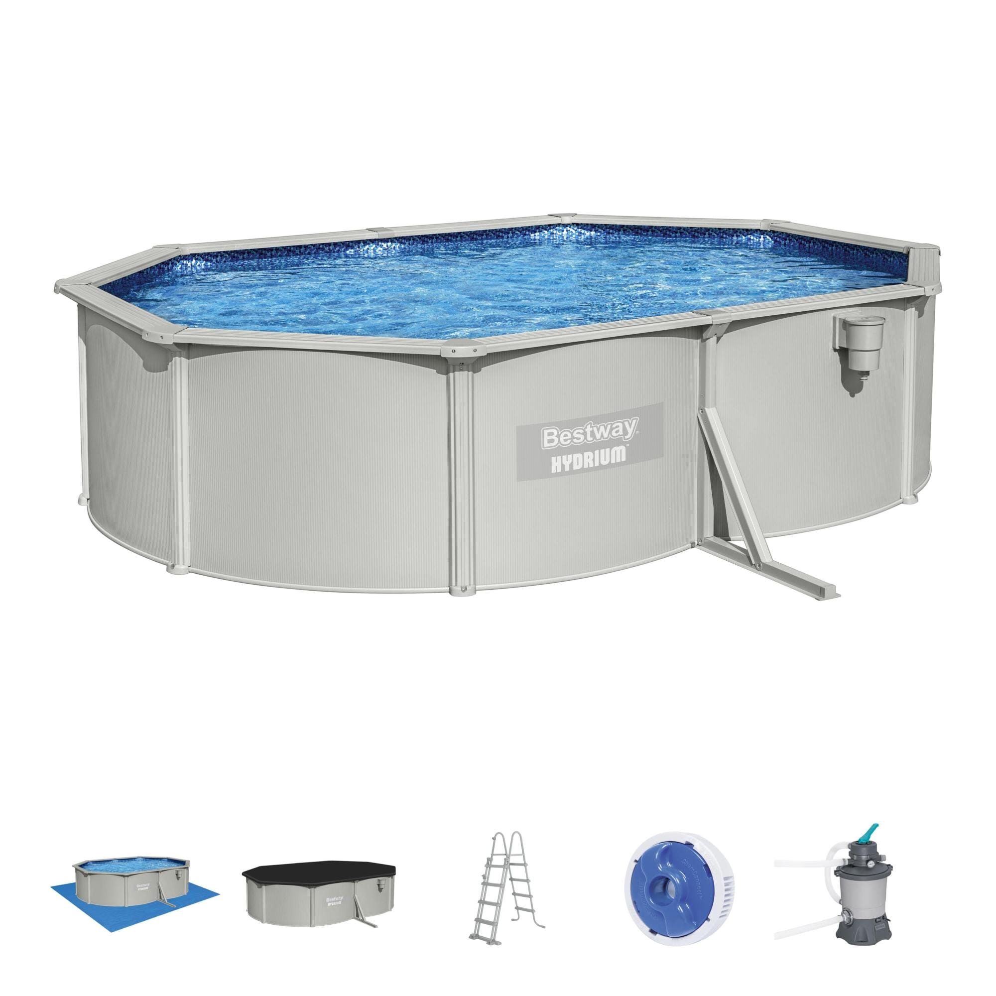 Bovengronds zwembad Bestway Hydrium Bovengrondse Zwembad Set met Stalen Wanden 5,00 m x 3,66 m x 1,22 m Bestway 1