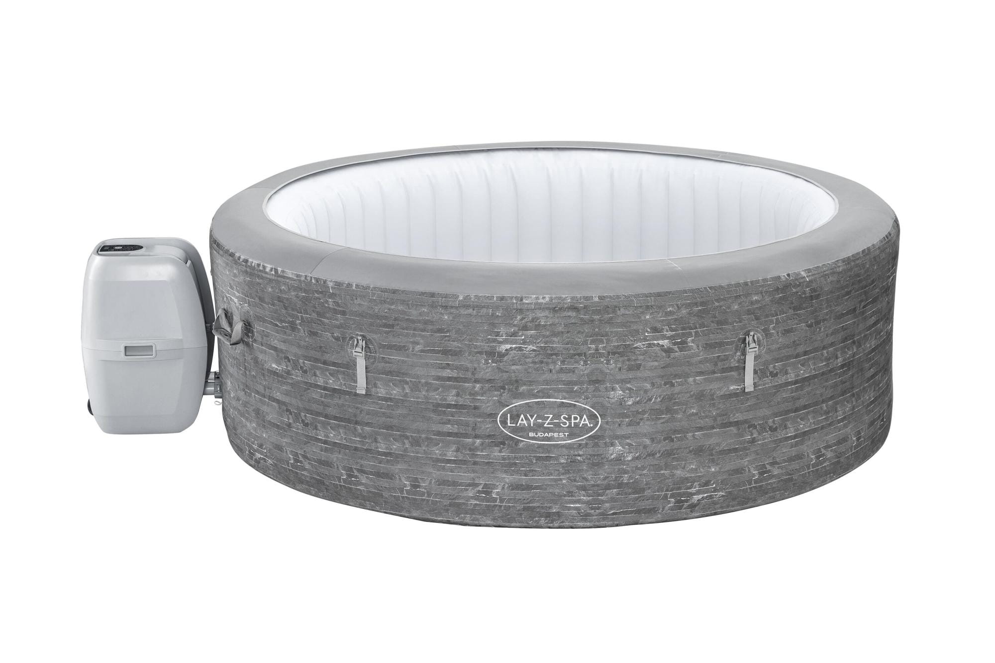 Opblaasbare bubbelbaden Lay-Z Spa Lay-Z-Spa Budapest AirJet opblaasbare spa 4-6 personen Bestway 1