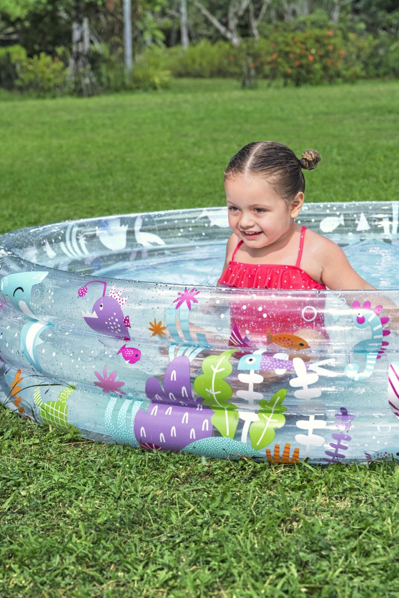 Opblaasbare spullen voor kinderen Bestway Deep Dive Opblaasbaar Kinderzwembad met 3 Ringen 1,83 m x 33 cm Bestway 4