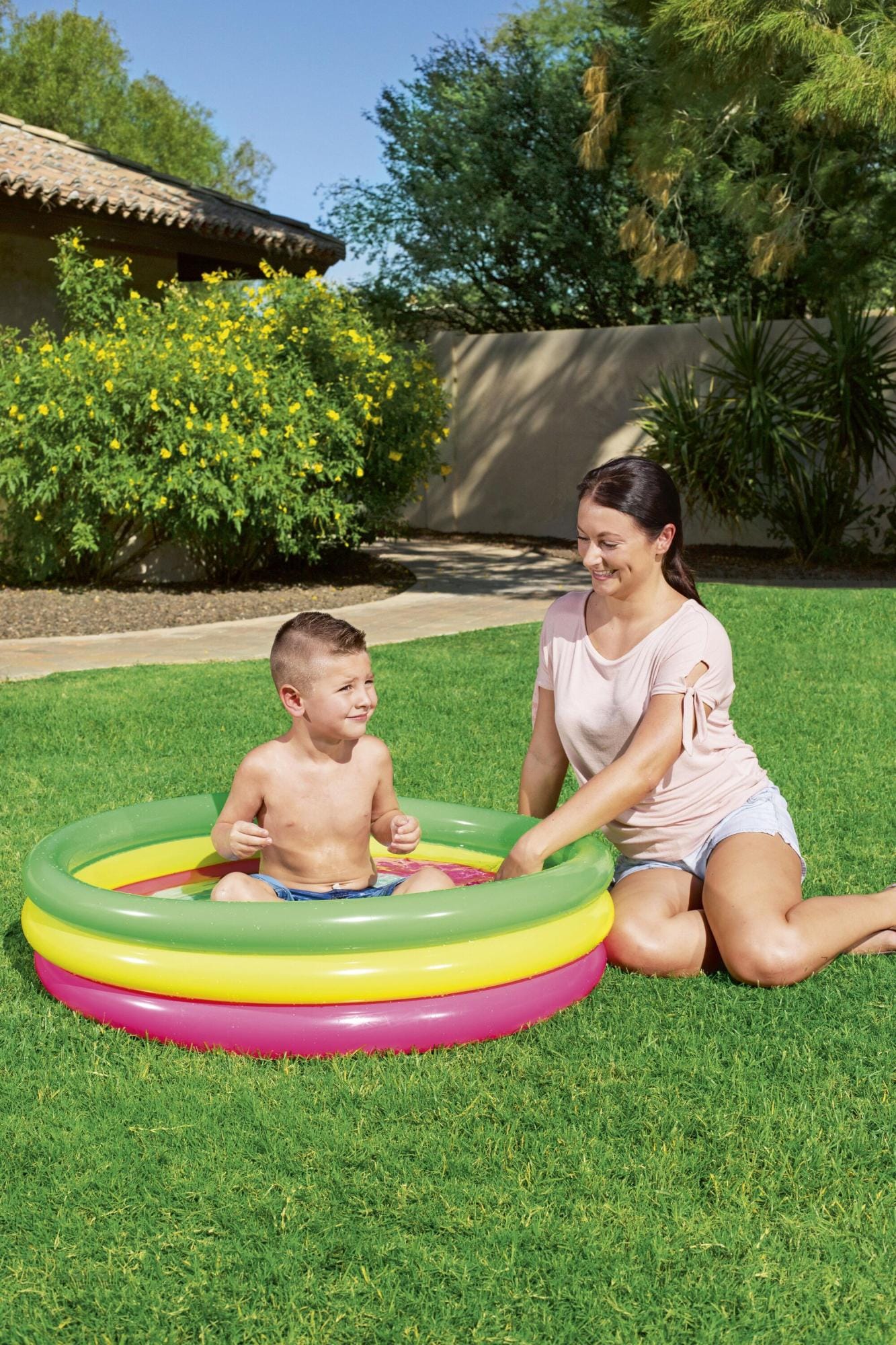 Opblaasbare spullen voor kinderen Bestway Swim Squad Opblaasbaar Kinderzwembad 1,02 m Bestway 1