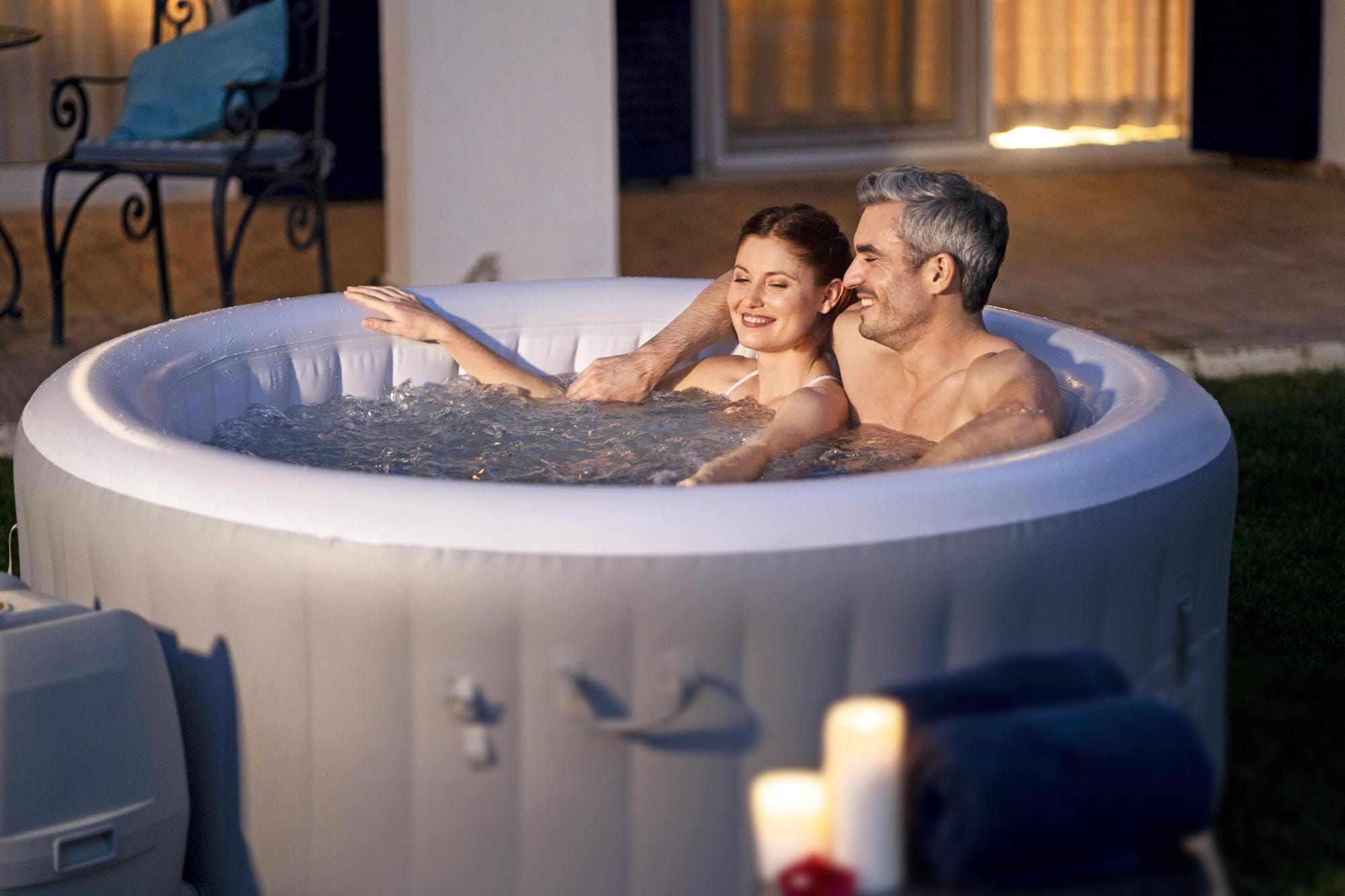 Opblaasbare bubbelbaden Lay-Z Spa Lay-Z-Spa St. Lucia AirJet opblaasbare spa 2-3 personen Bestway 4