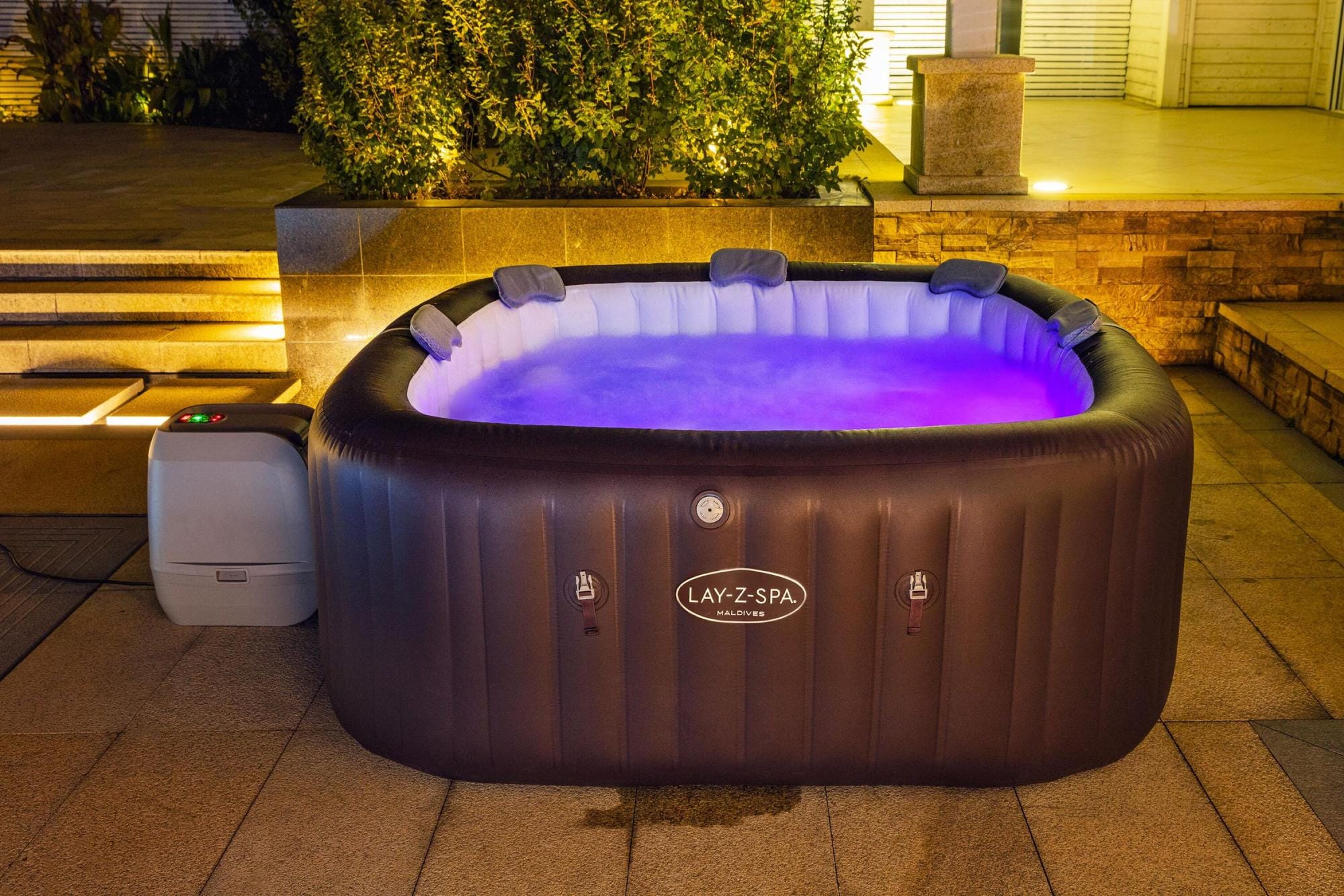 Opblaasbare bubbelbaden Lay-Z Spa Lay-Z-Spa Maldives HydroJet Pro opblaasbare spa 5-7 personen Bestway 6