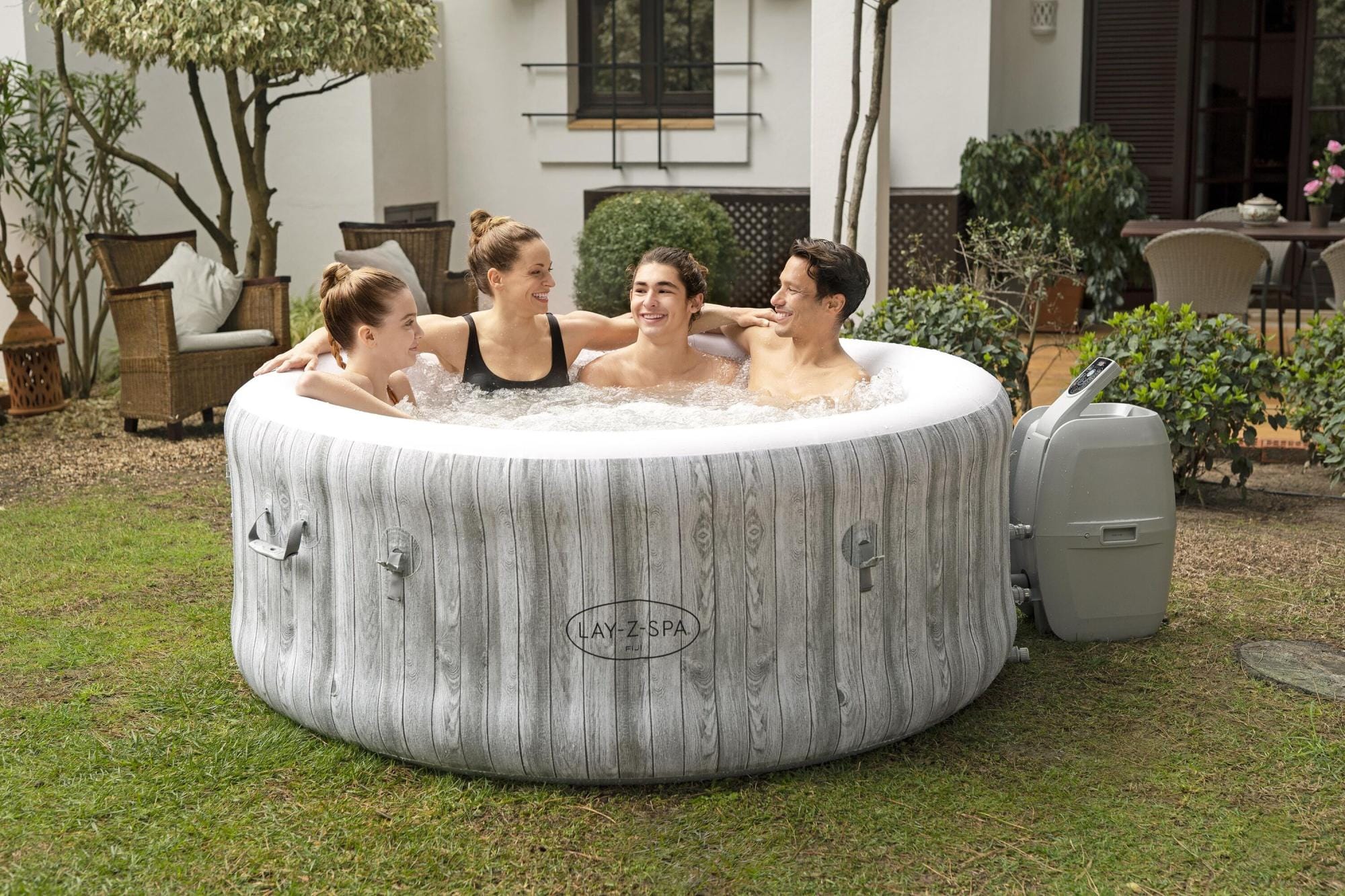 Opblaasbare bubbelbaden Lay-Z Spa Lay-Z-Spa Fiji AirJet opblaasbare spa 2-4 personen Bestway 1