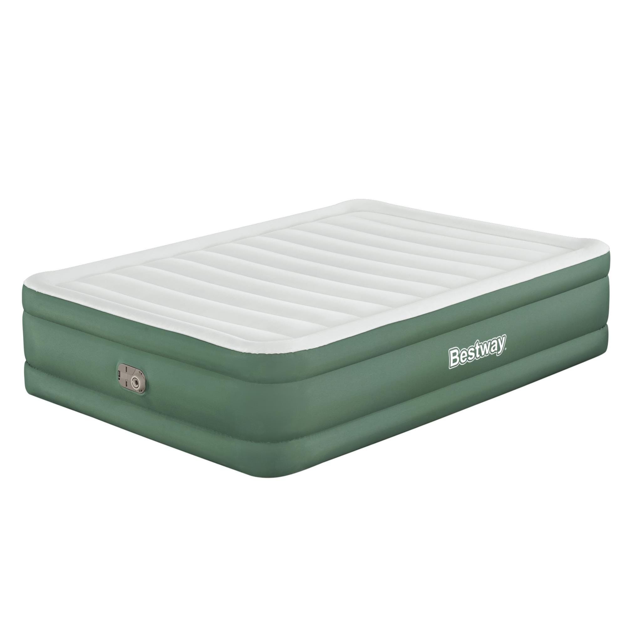 Luchtbed Bestway ToughLite TPU Queen Luchtmatras met Ingebouwde AC Pomp 2,03 m x 1,52 m x 46 cm Bestway 1